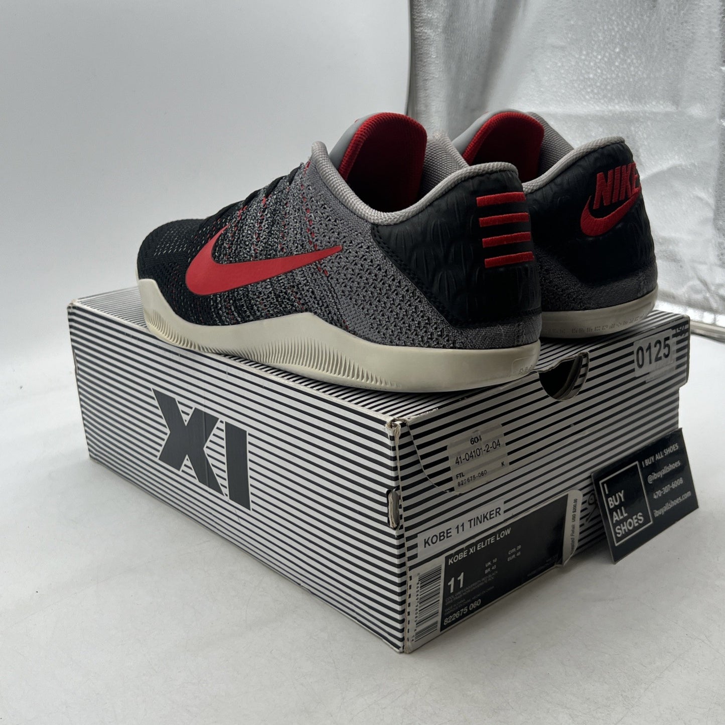 Size 11 - Nike Kobe 11 Elite Low Tinker Muse (822675-060)