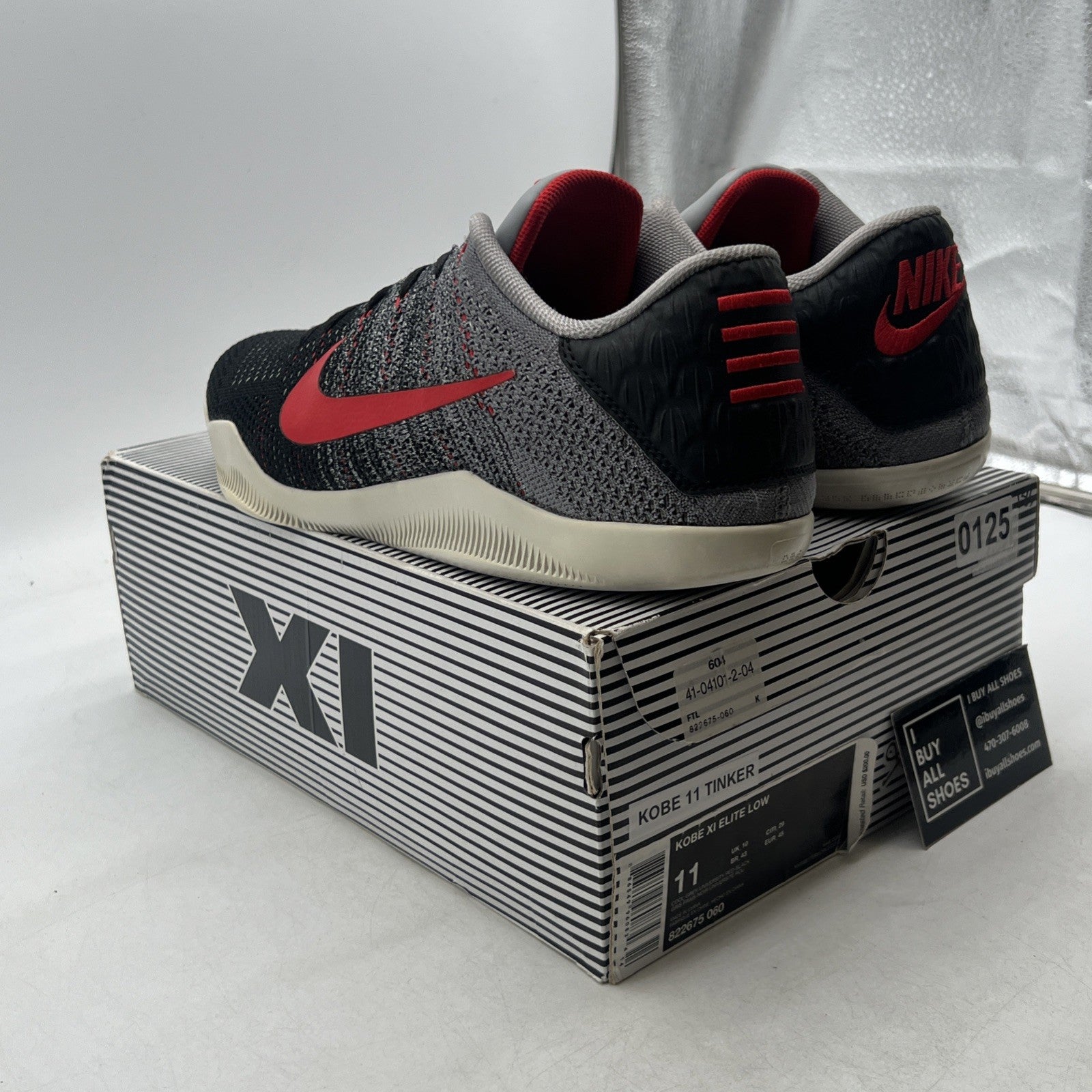 Size 11 - Nike Kobe 11 Elite Low Tinker Muse (822675-060)