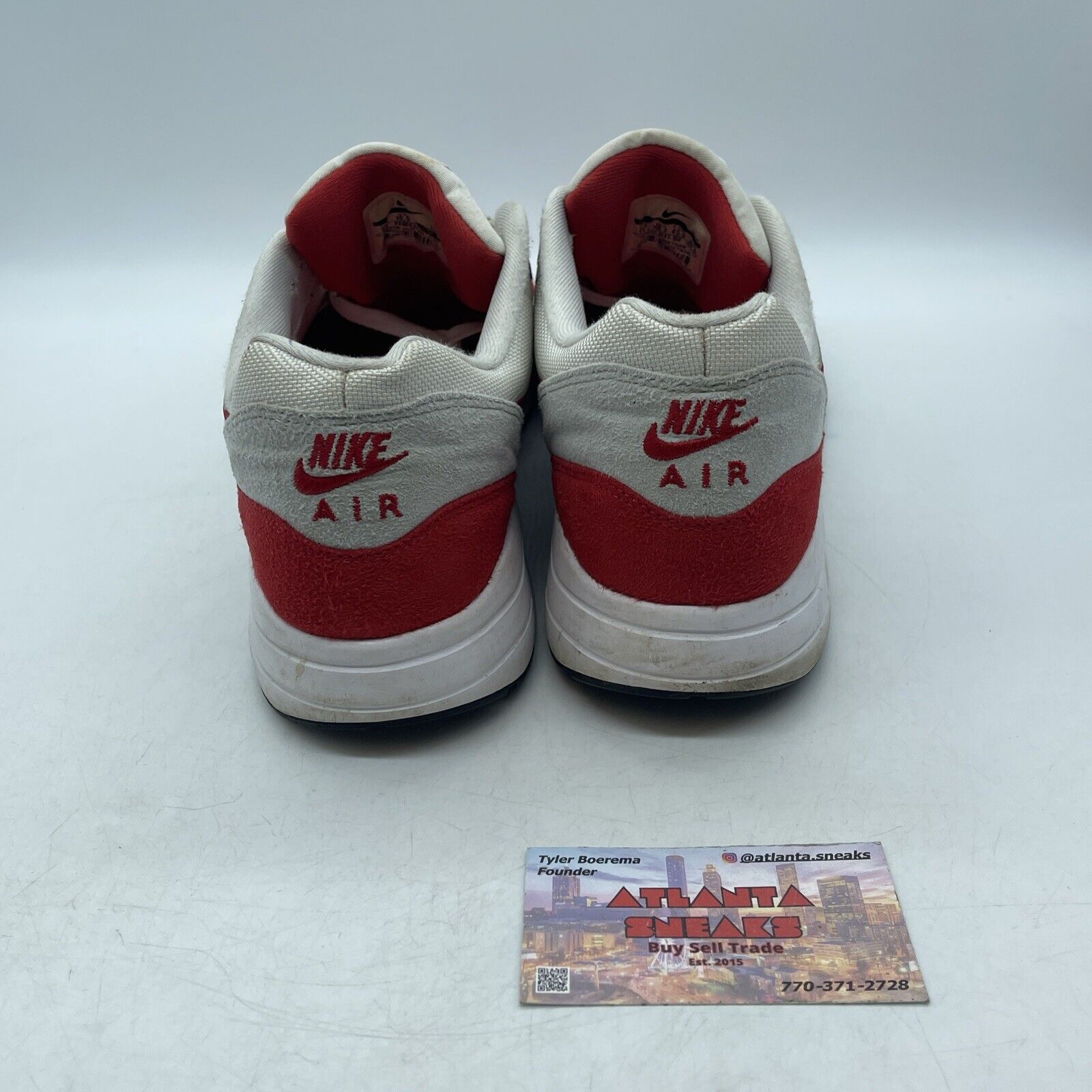 Size 11 - Nike Air Max 1 Ultra 2.0 Air Max Day Red White Grey (908091-100)