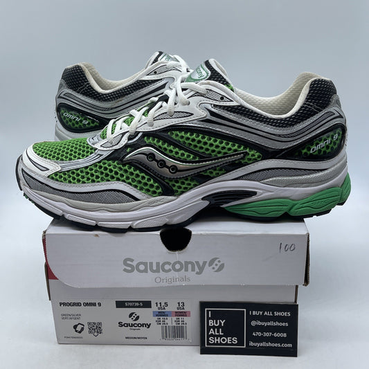 Size 11.5 - Saucony Progrid Omni 9 OG Green Silver (S70739-5)