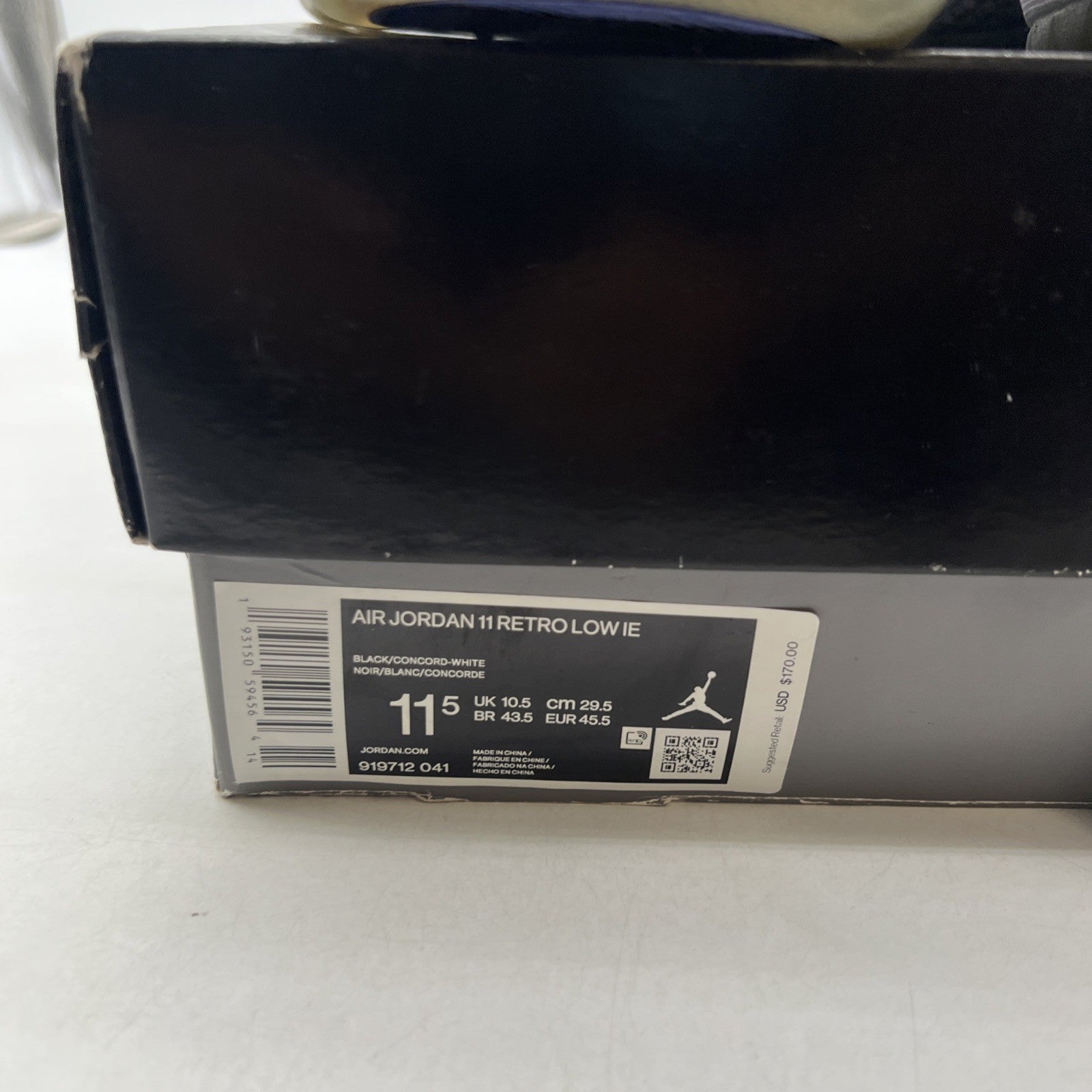Size 11.5 - Air Jordan 11 Retro IE Low Space Jam (919712-041)