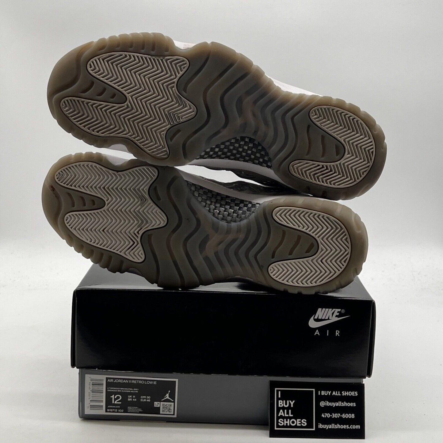Size 12 - Air Jordan 11 Retro IE Low Light Orewood Brown (919712-102)