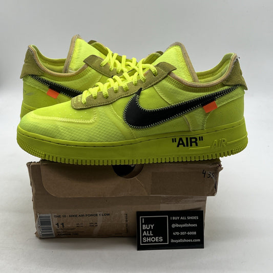 Size 11 - Nike Off-White x Air Force 1 Low Volt (AO4606-700)