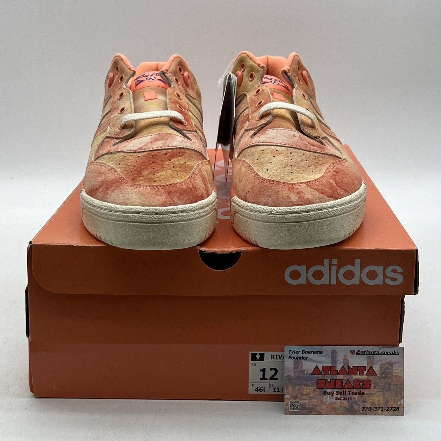 Size 12 - adidas Social Status x Rivalry Low Kings Peach Suede  (EE6384)
