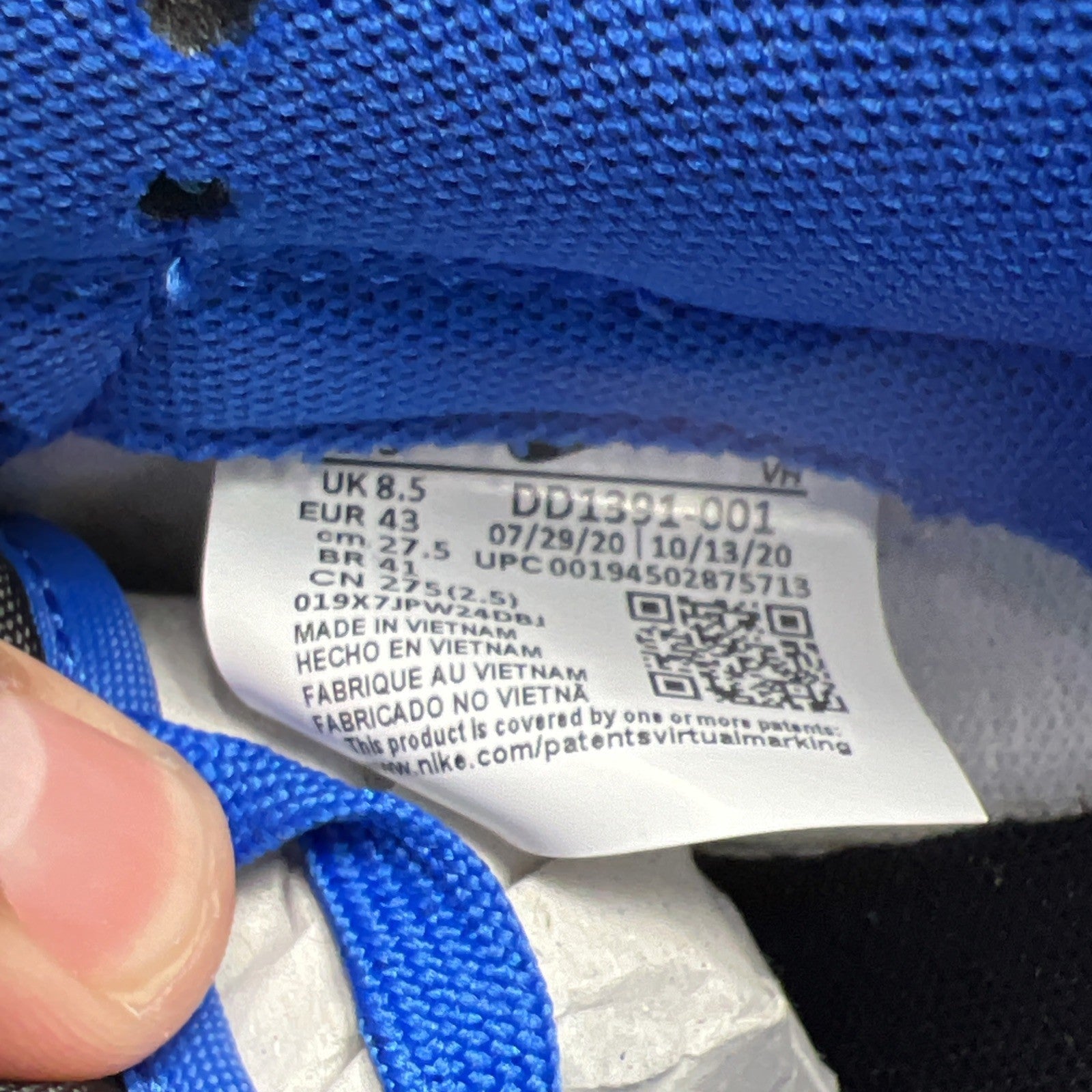 Size 9.5 - Nike Dunk Low Hyper Cobalt (DD1391-001)