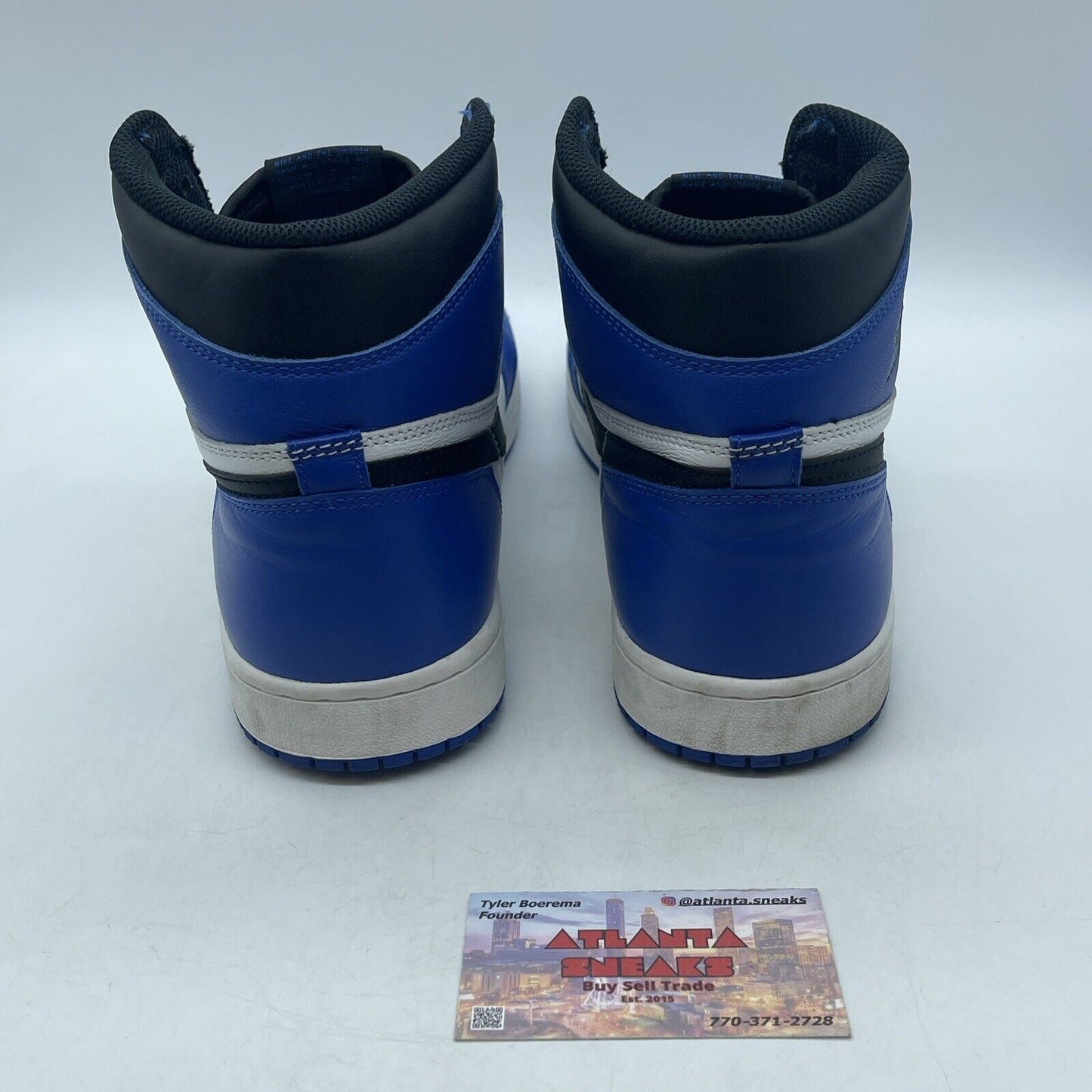 Size 11.5 - Jordan 1 Retro High OG Game Royal 2018 Blue Black White (555088-403)