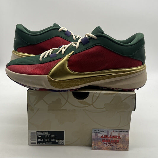 Size 14 - Nike Zoom Freak 5 NRG Keep It A Buck (DZ2944-600)