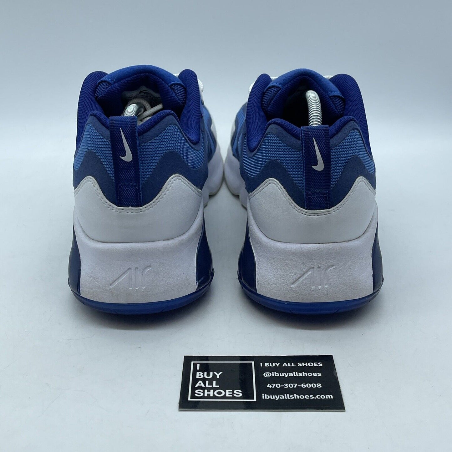 Size 13 - Nike Air Max 200 Pacific Blue White Suede Leather (AQ2568-400)