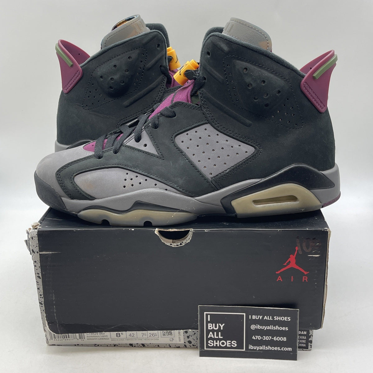 Size 8.5 - Air Jordan 6 Bordeaux (CT8529-063)