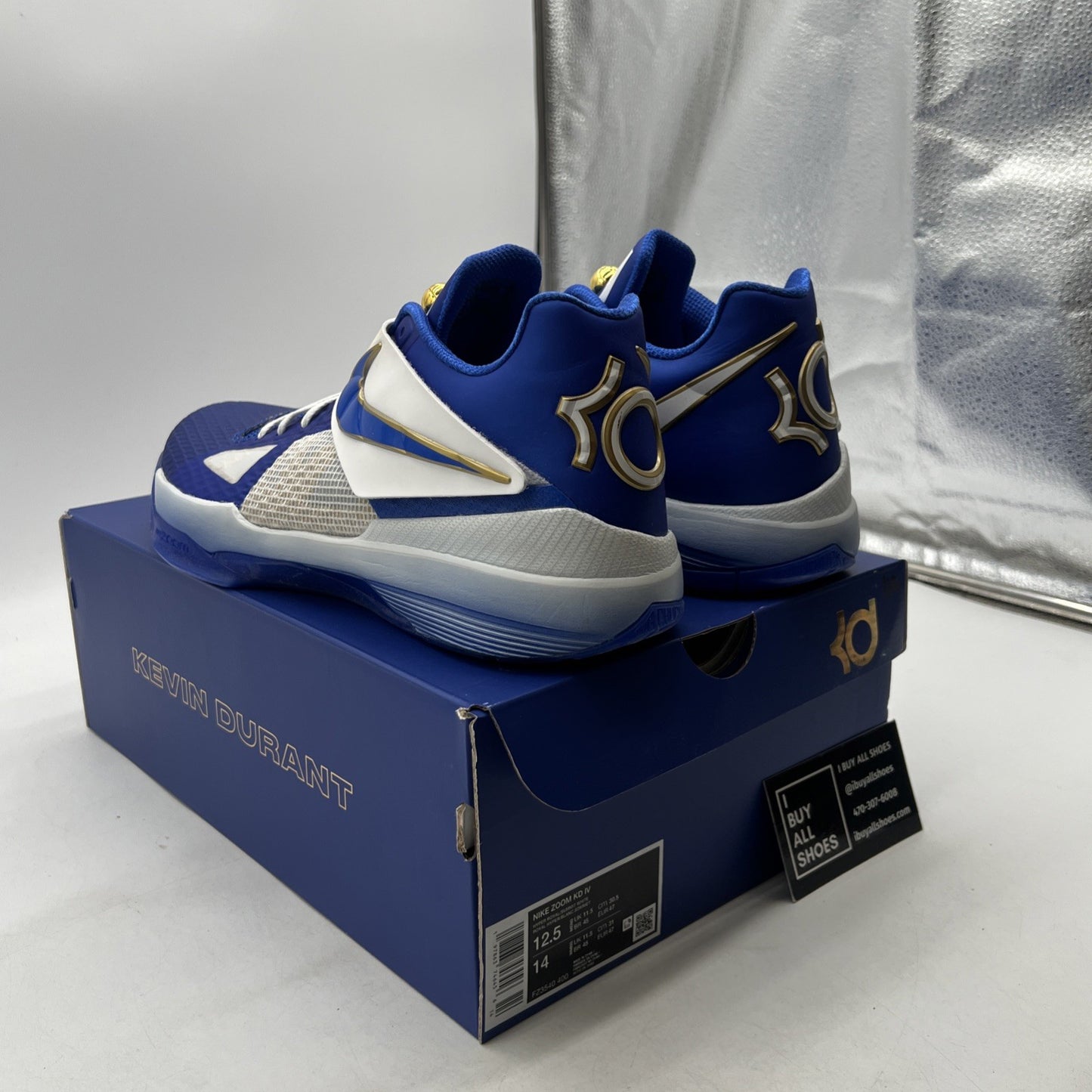 Size 12.5 - Nike Zoom KD 4 The Real MVP - Hyper Royal (FZ3540-400)