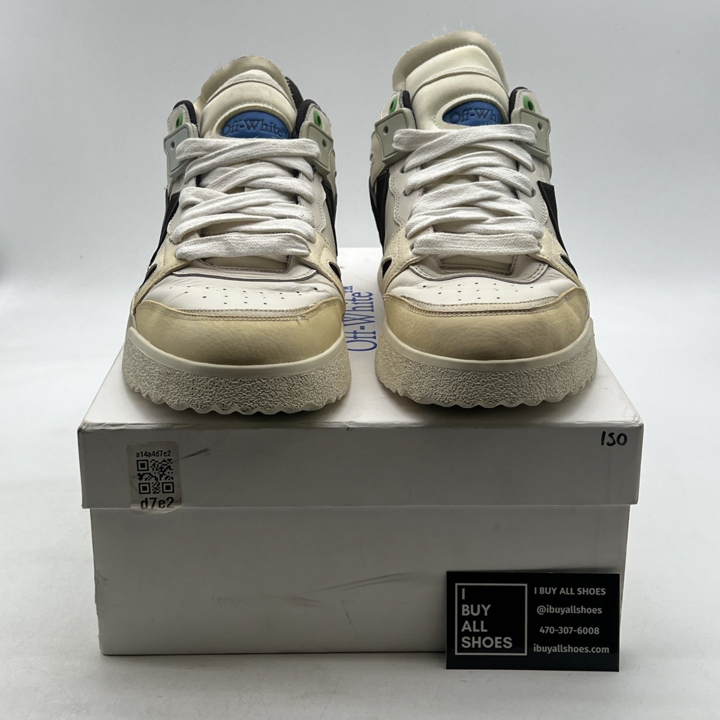 Size 45 - Off-White Mid Sponge Green White Shoes Sneakers Virgil