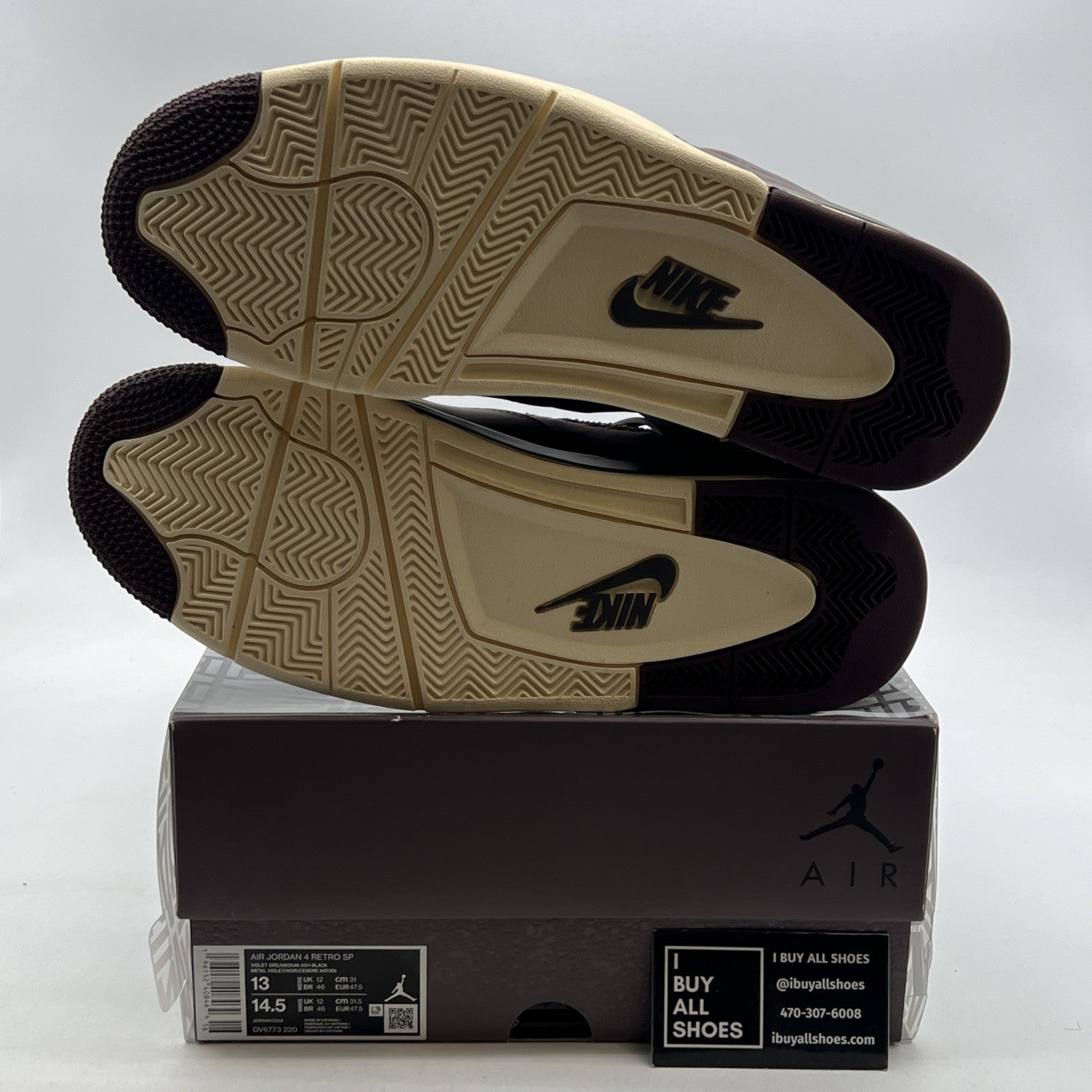 Size 13 - Air Jordan 4 Retro x A Ma Maniere Mid Violet Ore (DV6773-220)