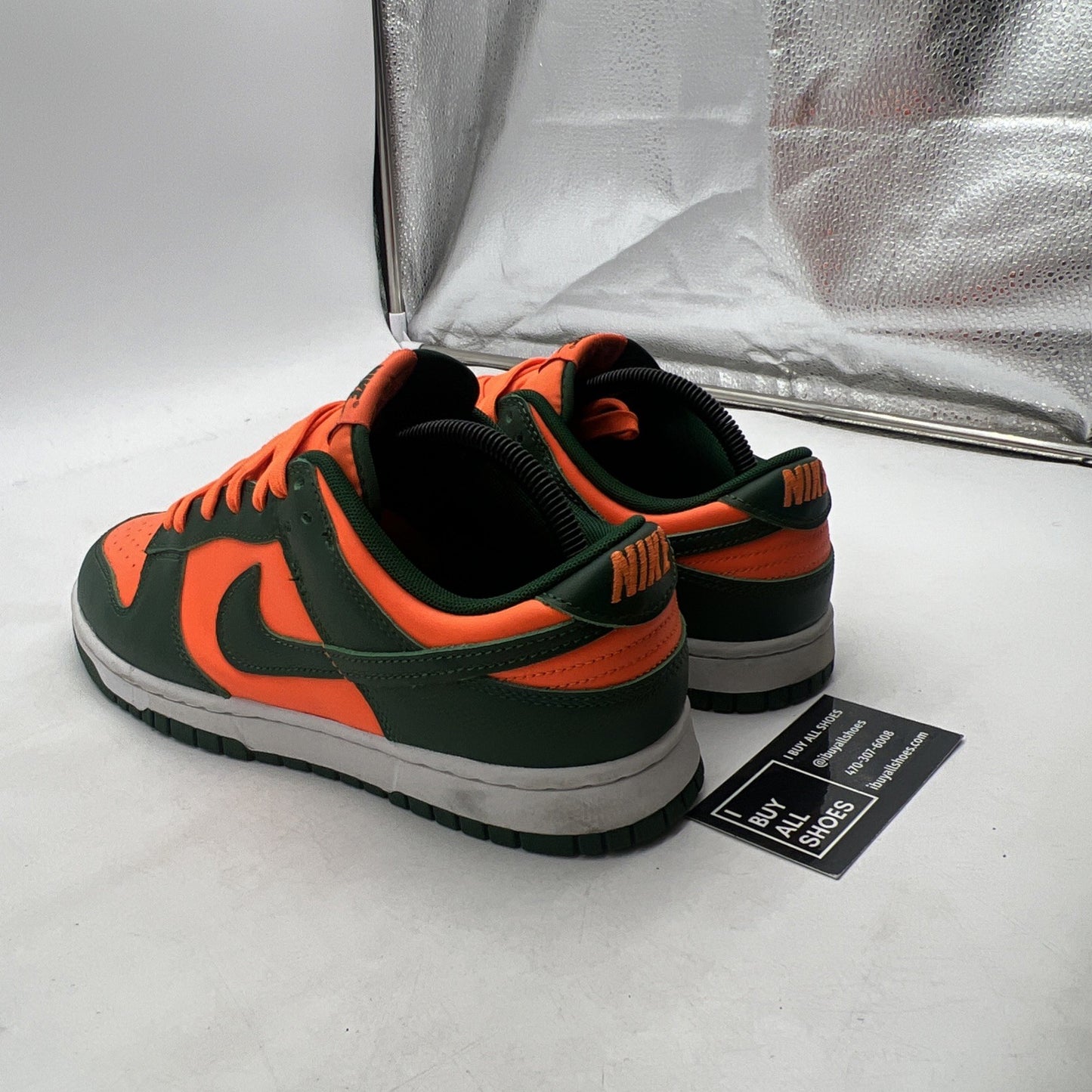 Size 8.5 - Nike Dunk Low Miami Hurricanes (DD1391-300)
