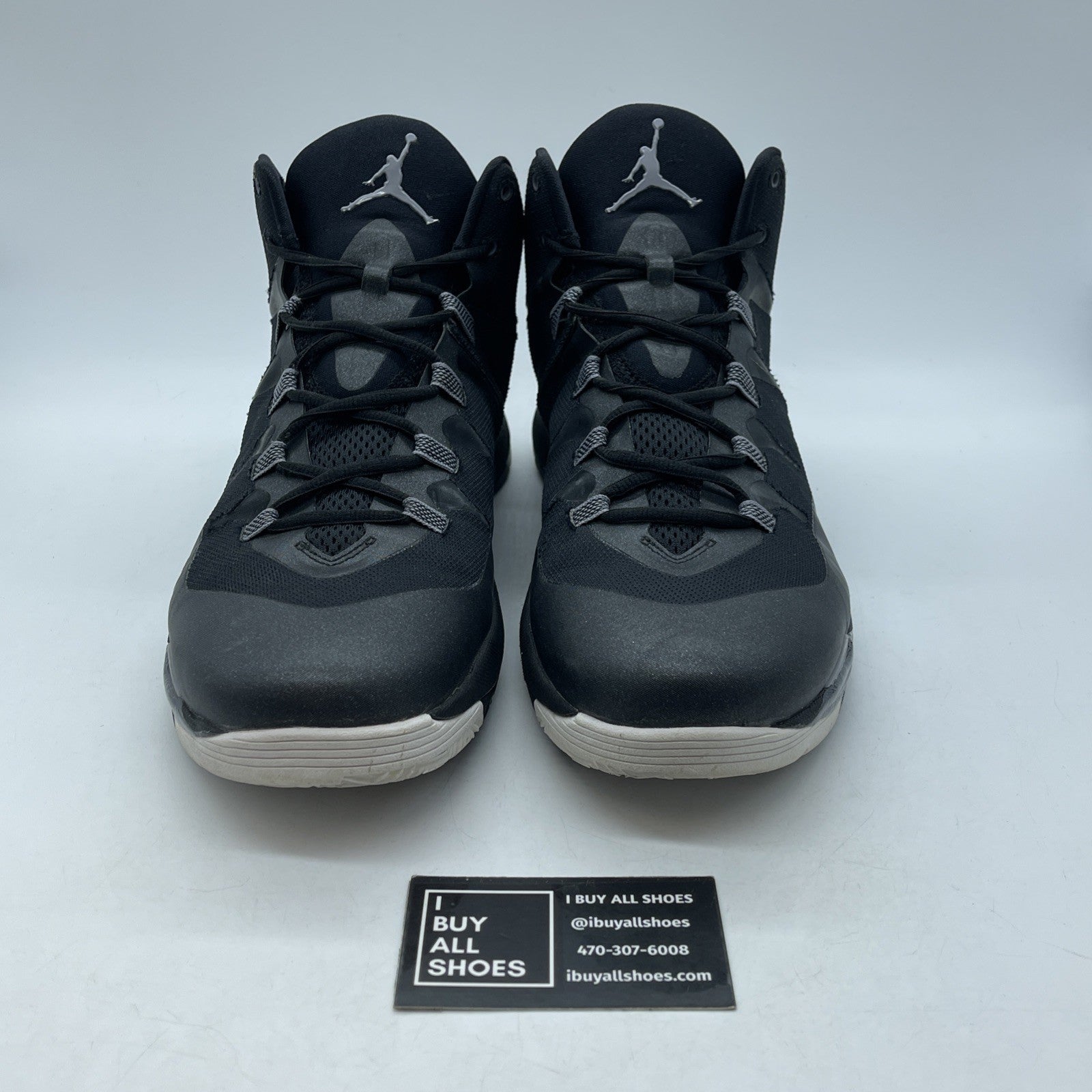 Size 12 - Nike Air Jordan TC Black  Grey Suede Leather (453853-008)