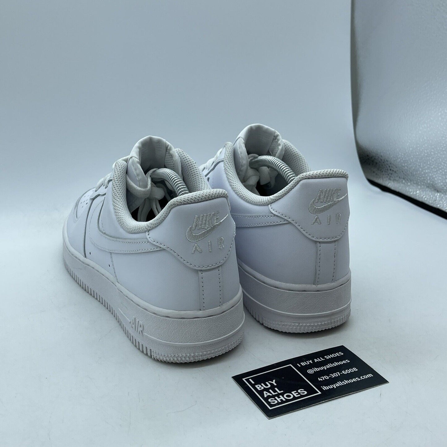 Size 9.5 - Nike Air Force 1 '07 Low Triple White Leather Suede (CW2288-111)