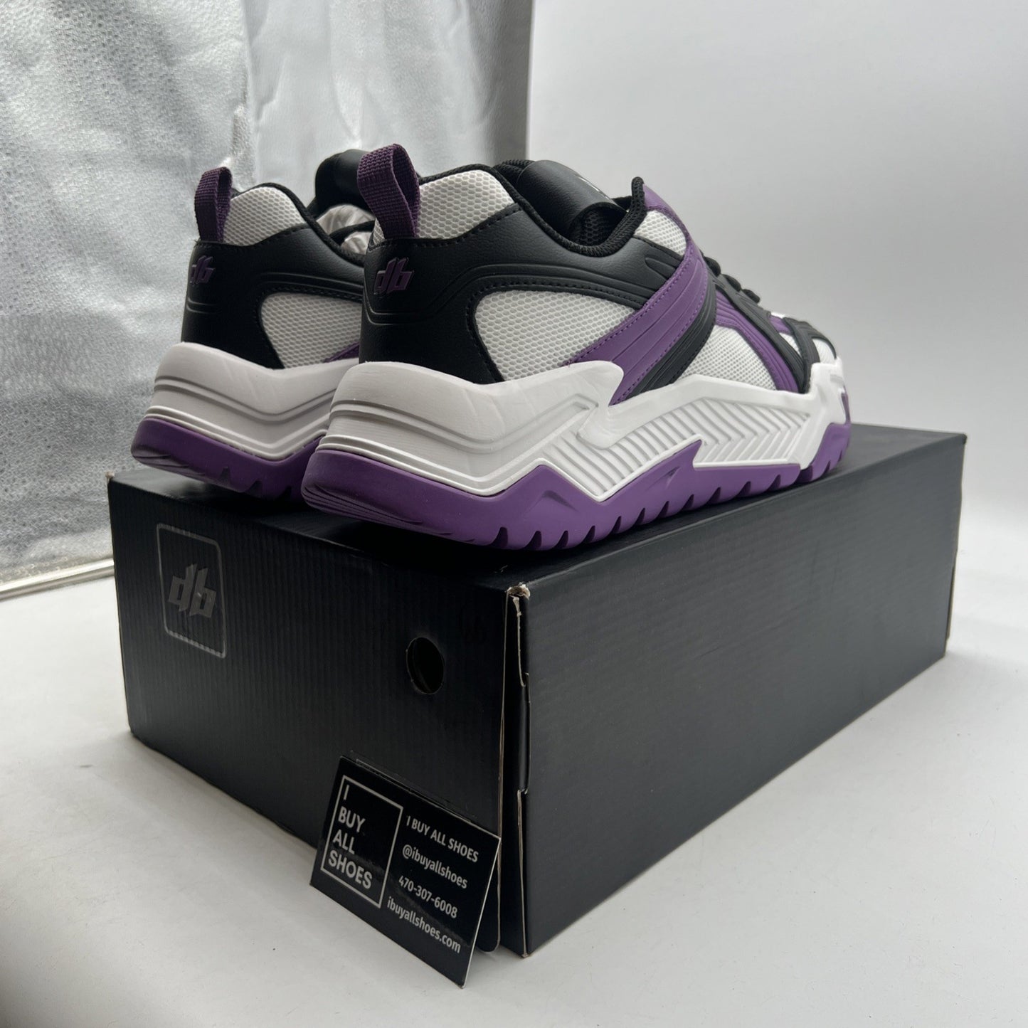 Size 12 - Decibel White, Purple And Black