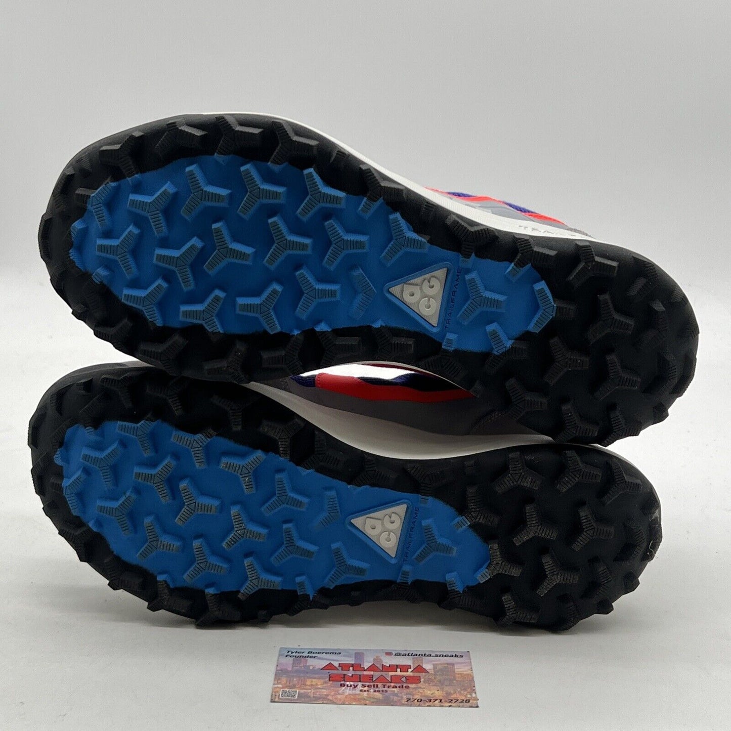 Size 11.5 - Nike ACG Lowcate Wolf Grey Bright Crimson (DM8090-001)