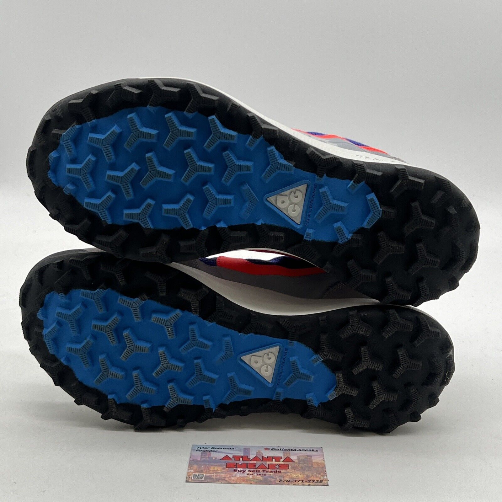 Size 11.5 - Nike ACG Lowcate Wolf Grey Bright Crimson (DM8090-001)