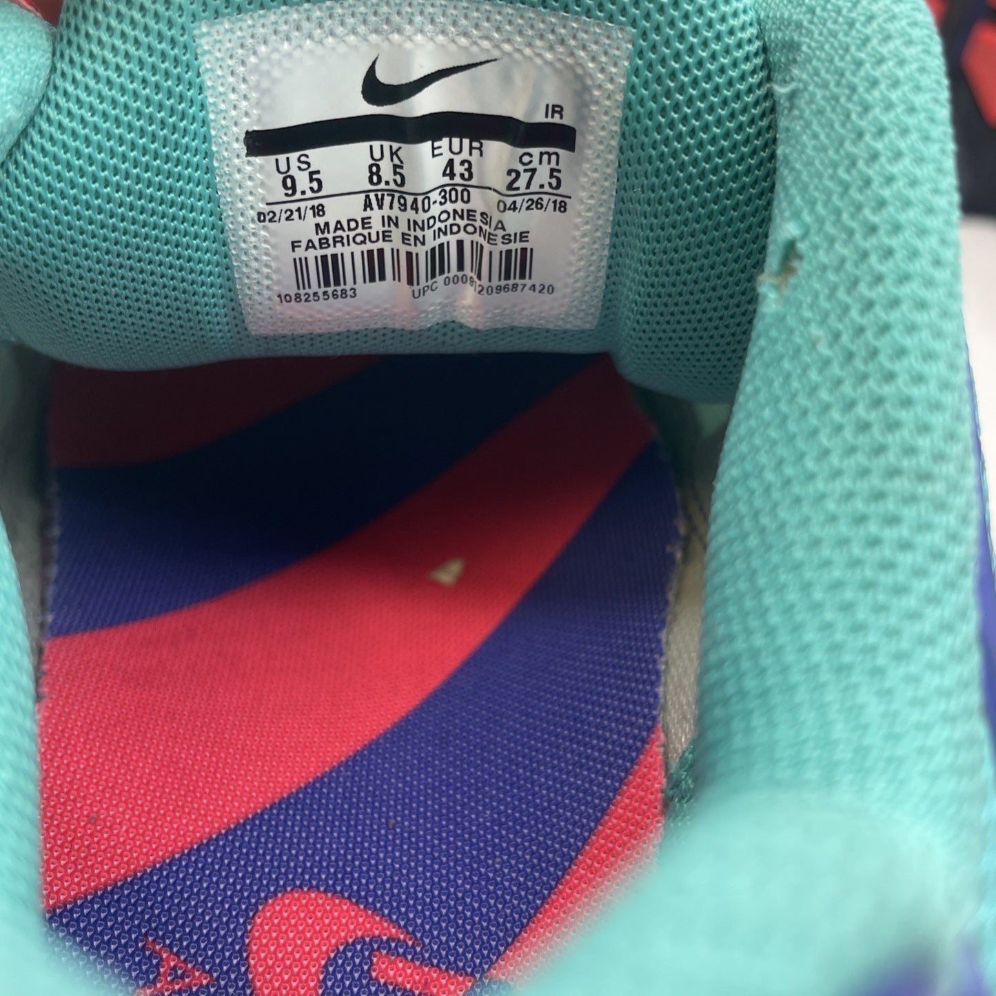 Size 9.5 - Nike Air Max Plus Discover Your Air Blue Pink Suede (AV7940-300)