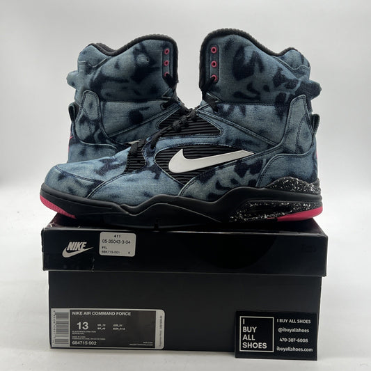 Size 13 - Nike Air Command Force Bleached Denim (684715-002)