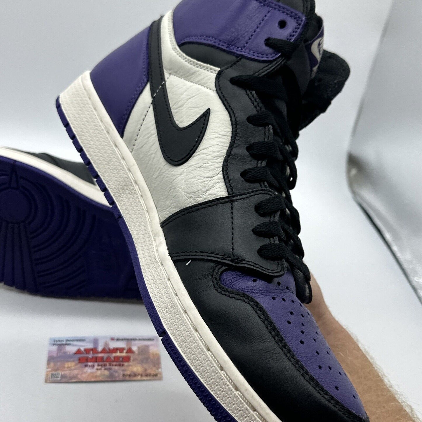 Size 14 - Jordan 1 Retro High OG Court Purple 2018