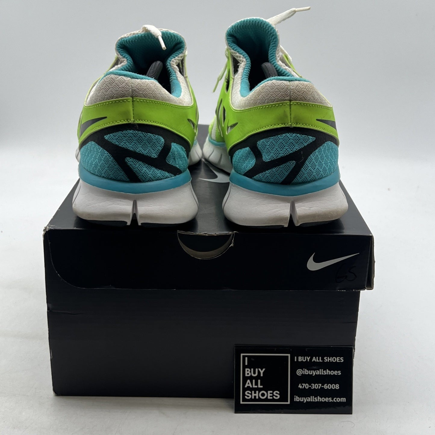 Size 13 - Nike Free Run 2 Apple Green Running Nike ID (466985-991)