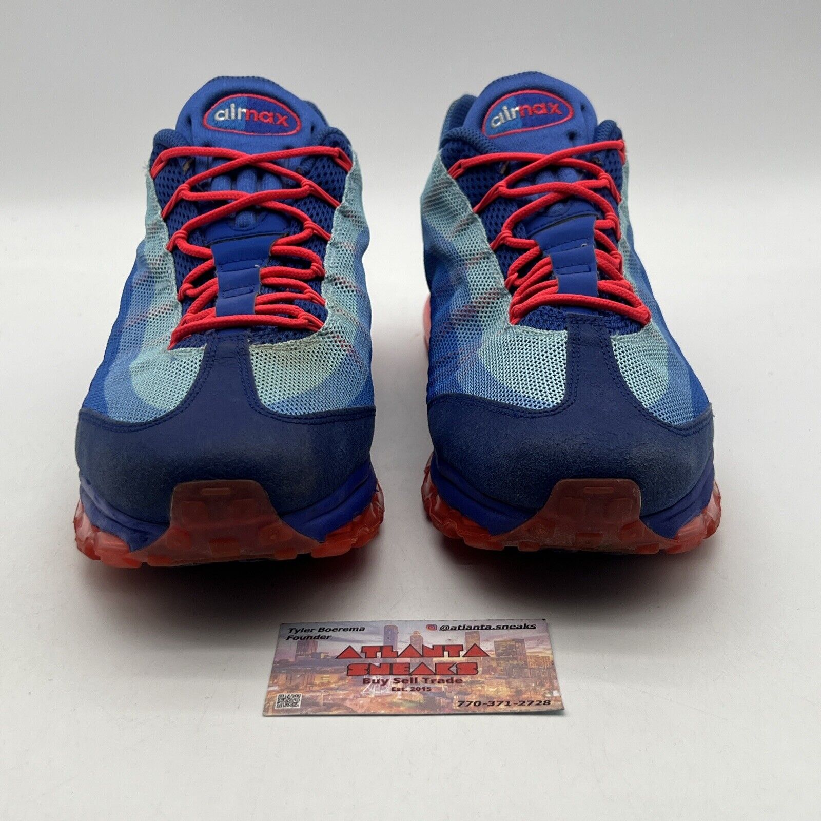 Size 13 - Nike Air Max 95 Dynamic Flywire Ultramarine Royal Blue (554715-464)