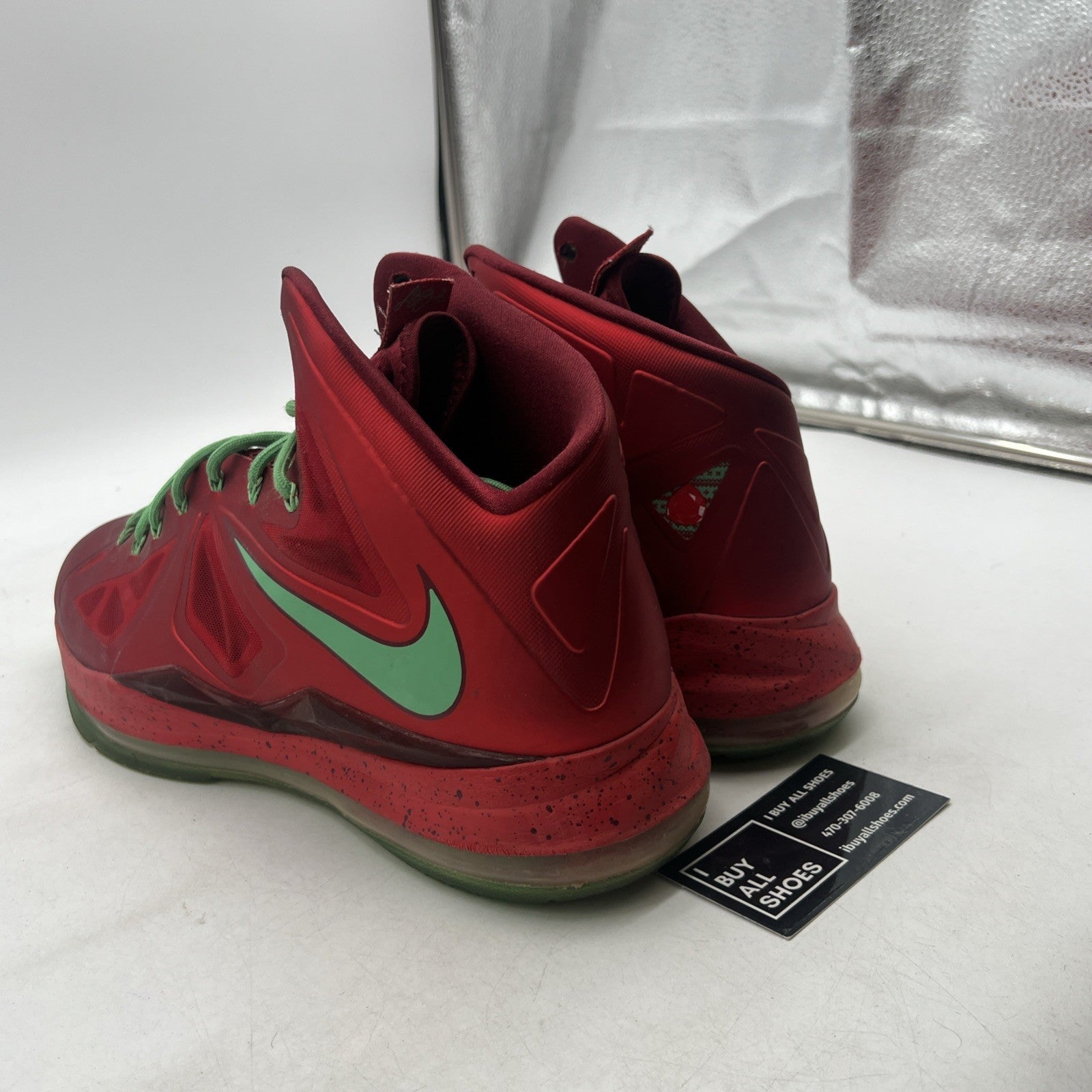 Size 14 - Nike LeBron 10 Christmas (541100-600)