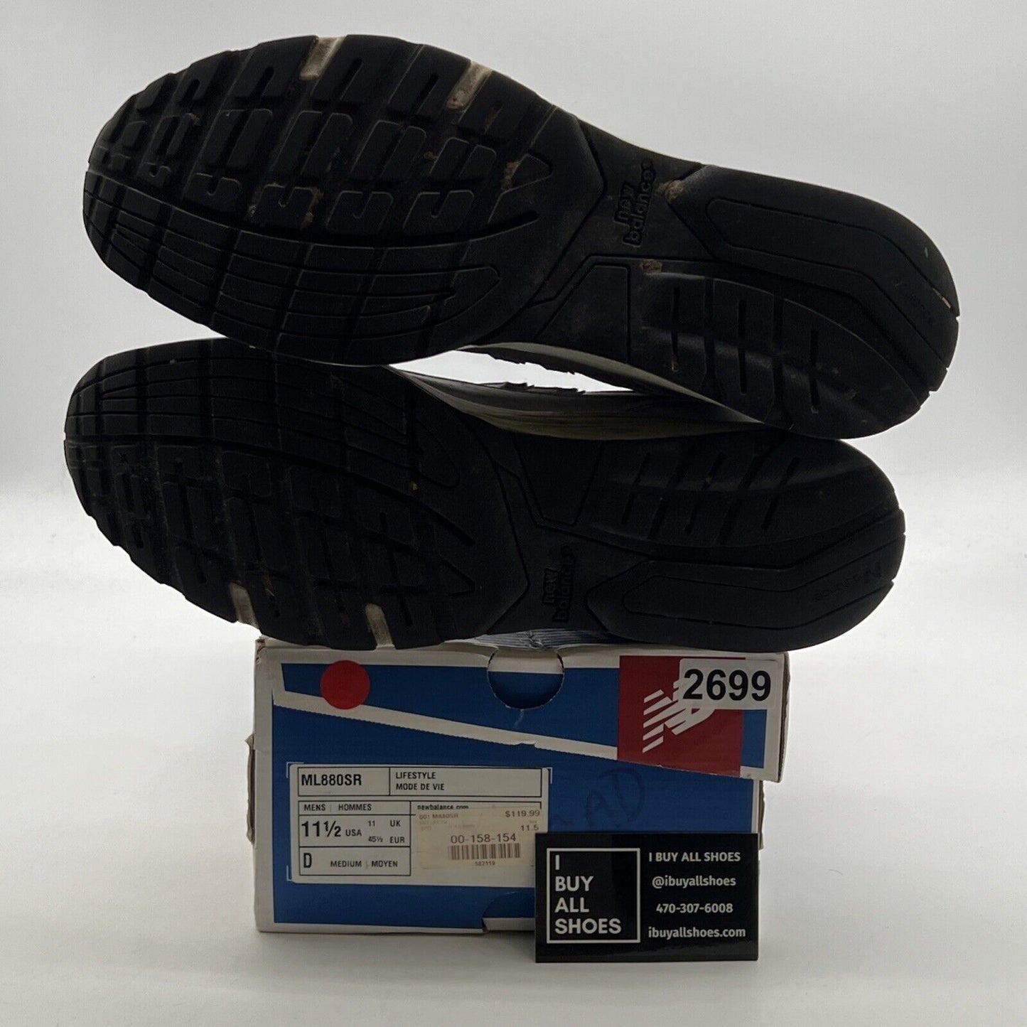 Size 11.5 - New Balance 880 ML880SR Reflective Grey Black White