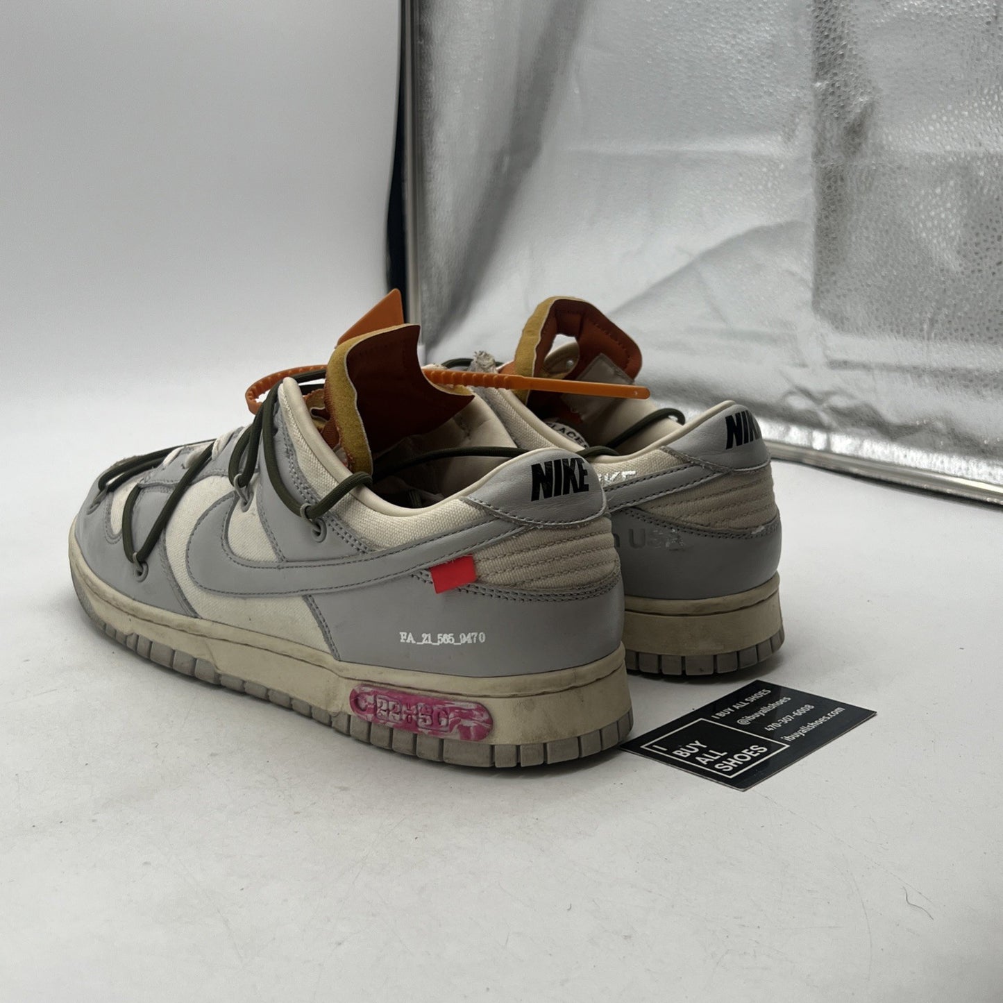 Size 11.5 - Nike Off-White x Dunk Low Lot 22 of 50 (DM1602-124)