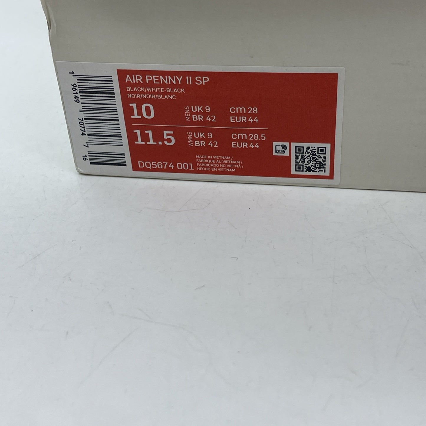 Size 10 - Nike Stussy x Air Penny 2 Black (DQ5674-001)