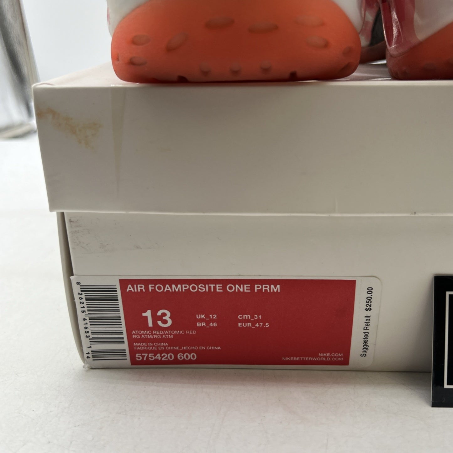 Size 13 - Nike Air Foamposite One Prm Thermal Map (575420-600)