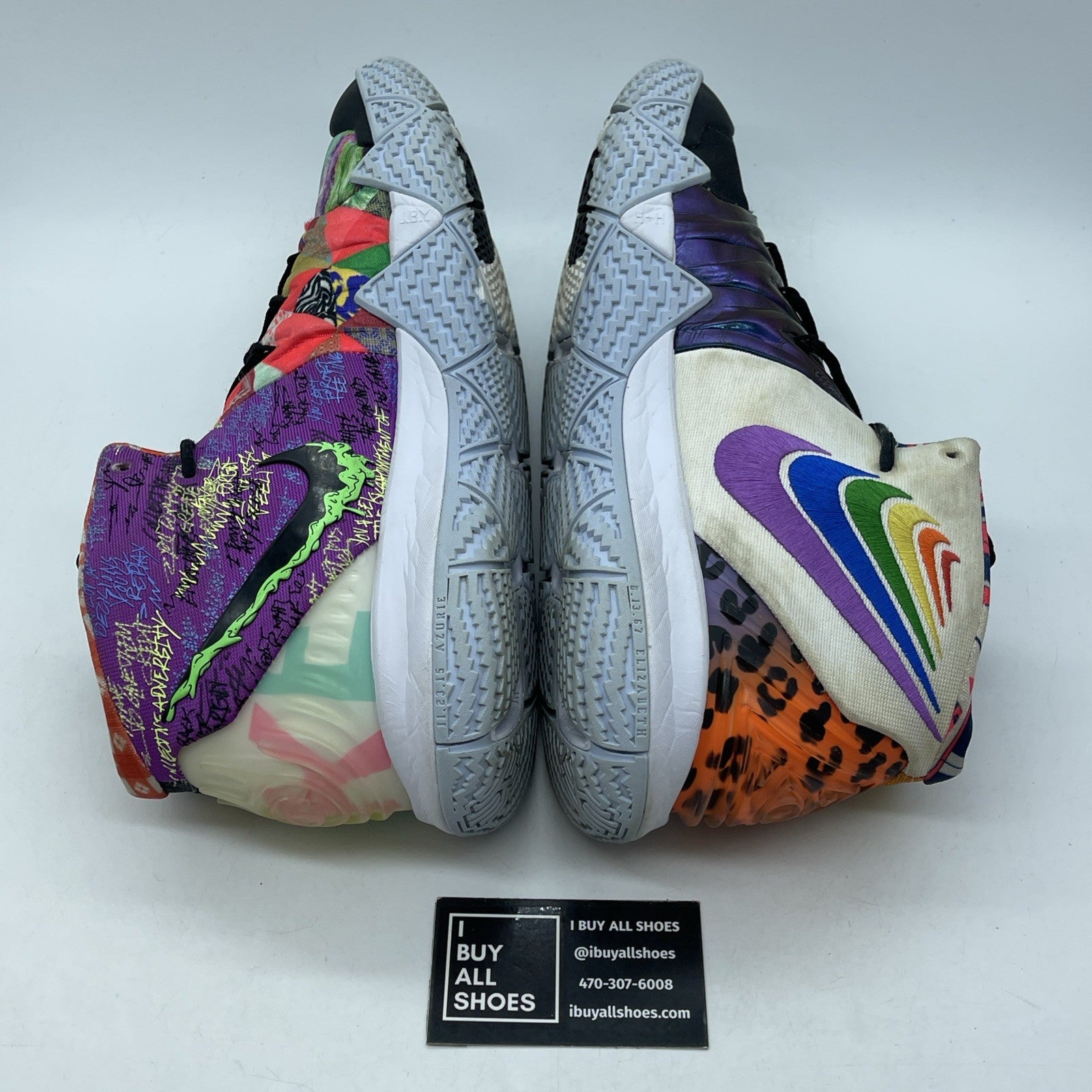 Size 14 - Nike Kybrid S2 Pineapple White Purple Blue Suede Leather (CQ9323-900)