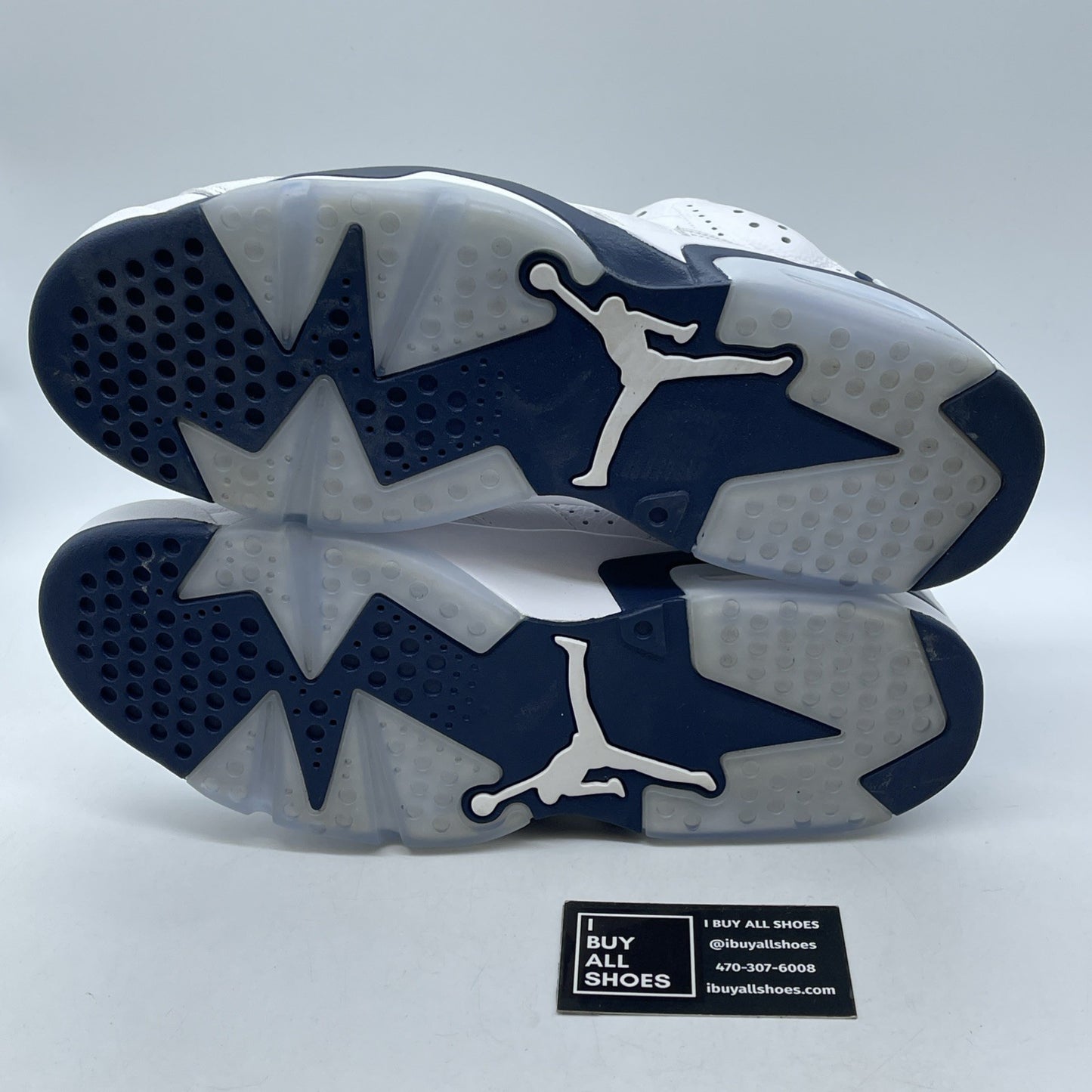 Size 12 - Jordan 6 Retro Midnight Navy White Leather (CT8529-141)