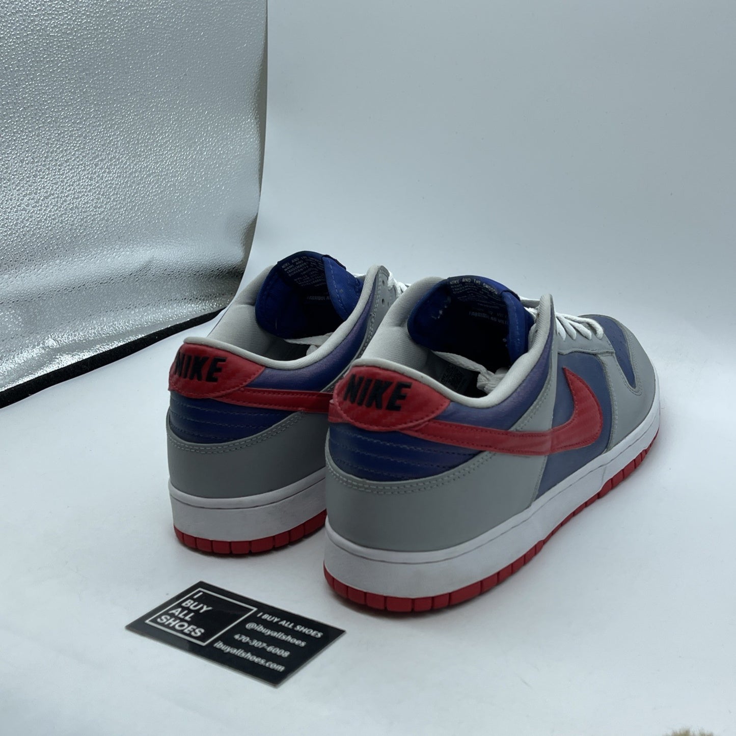 Size 14 - Nike Dunk Retro 2020 Low Samba Blue Gray Leather (CZ2667-400)