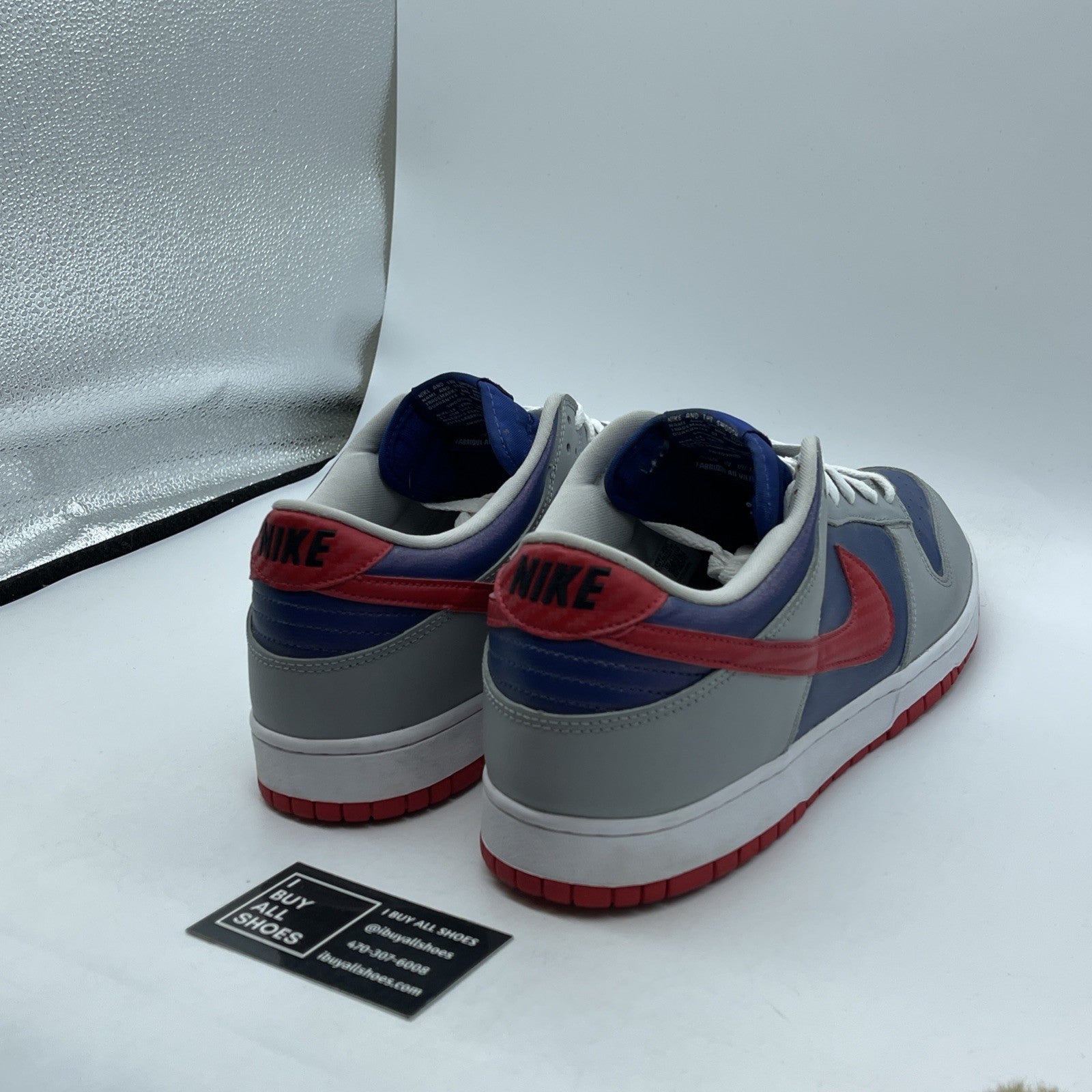 Size 14 - Nike Dunk Retro 2020 Low Samba Blue Gray Leather (CZ2667-400)