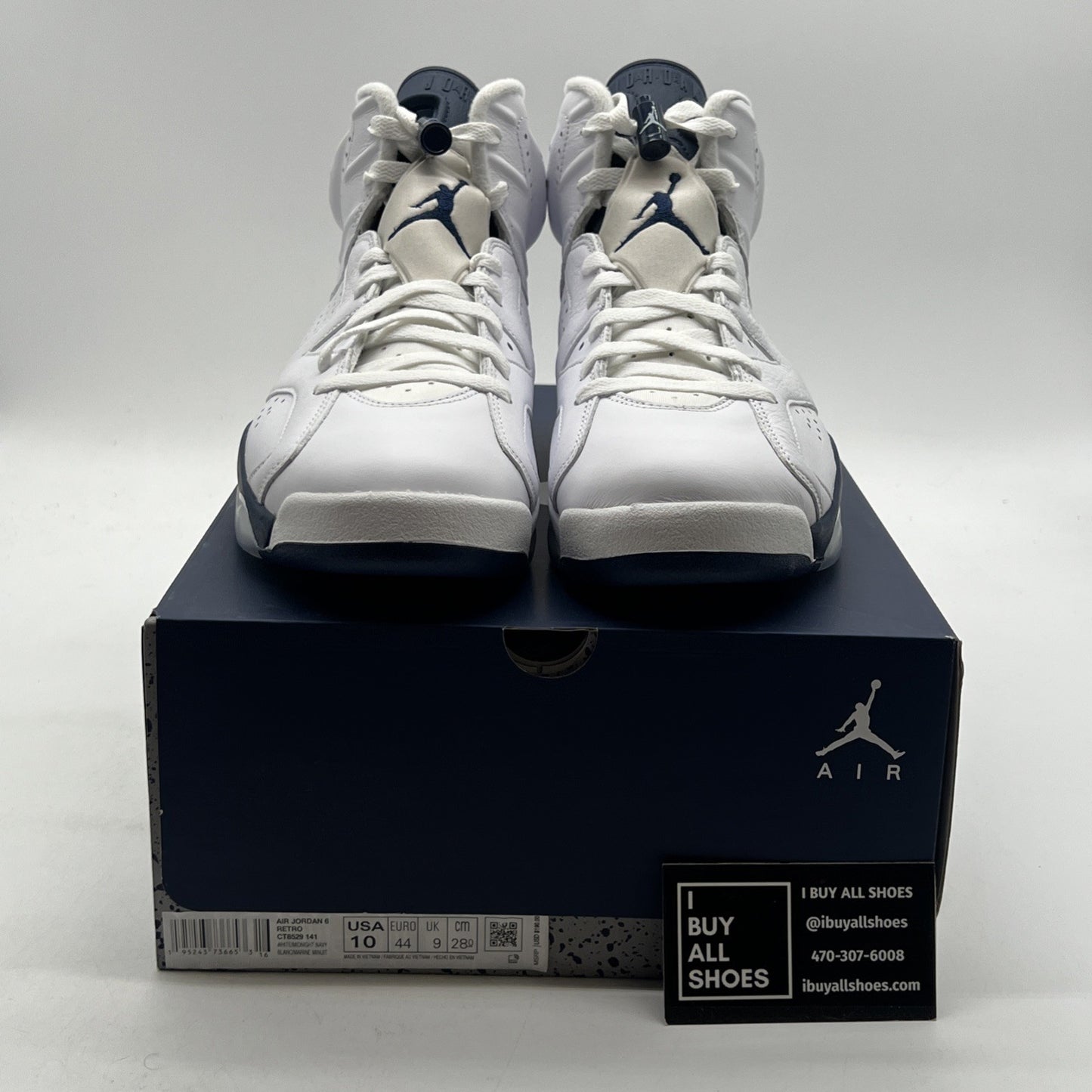 Size 10 - Air Jordan 6 Retro Midnight Navy (CT8529-141)