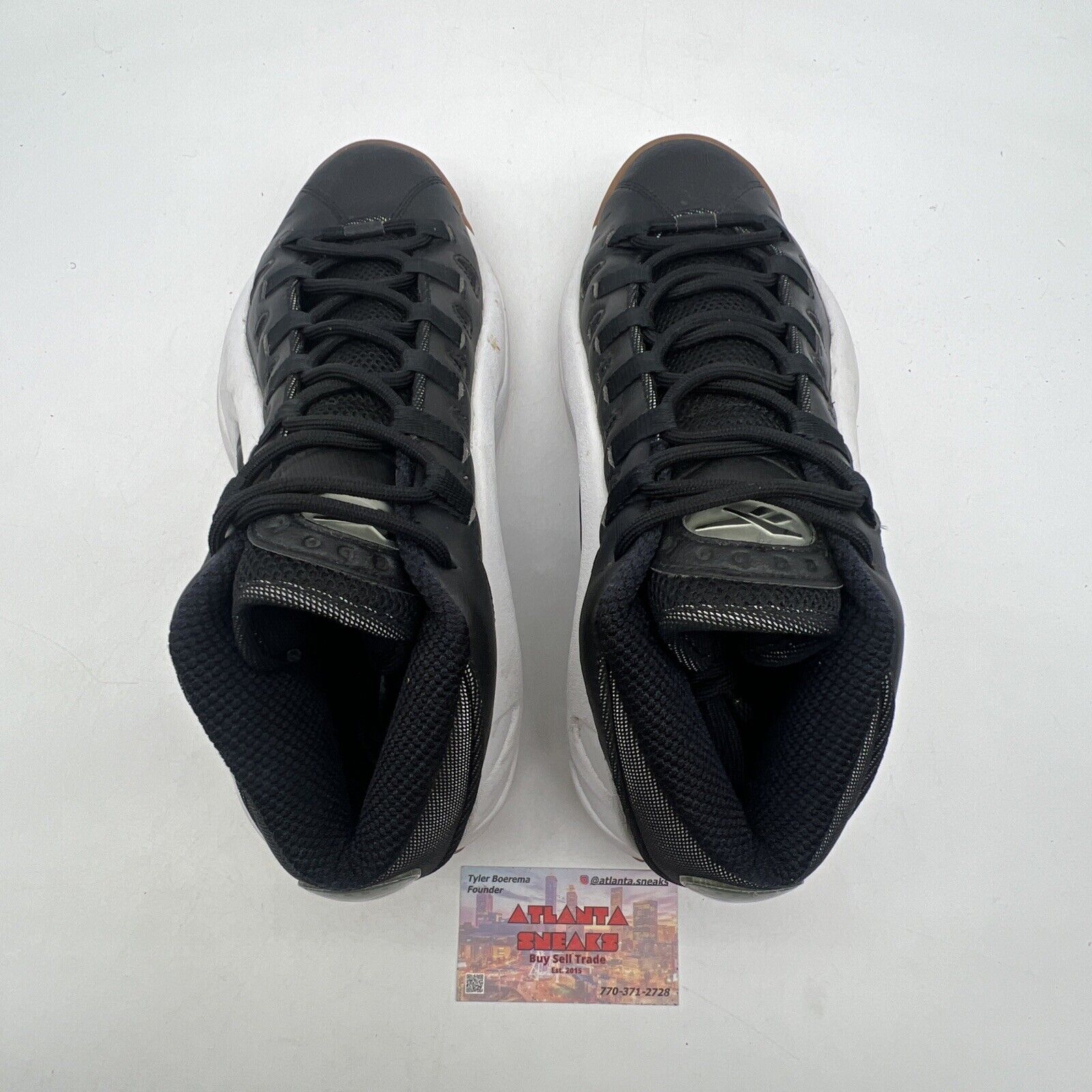 Size 11 - Reebok ES22 Black White Gum Leather (V44948)