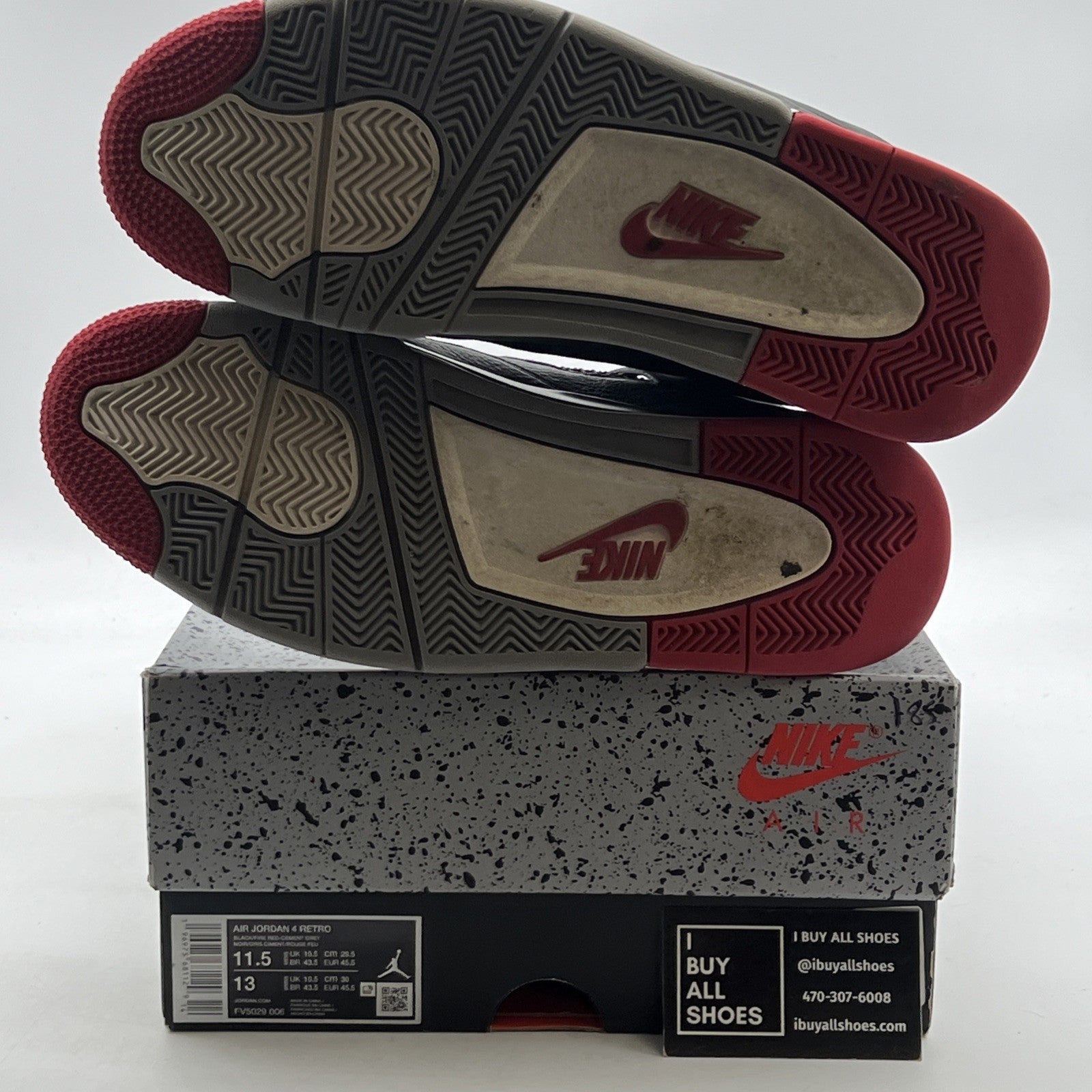 Size 11.5 - Air Jordan 4 Retro Bred Reimagined (FV5029-006)