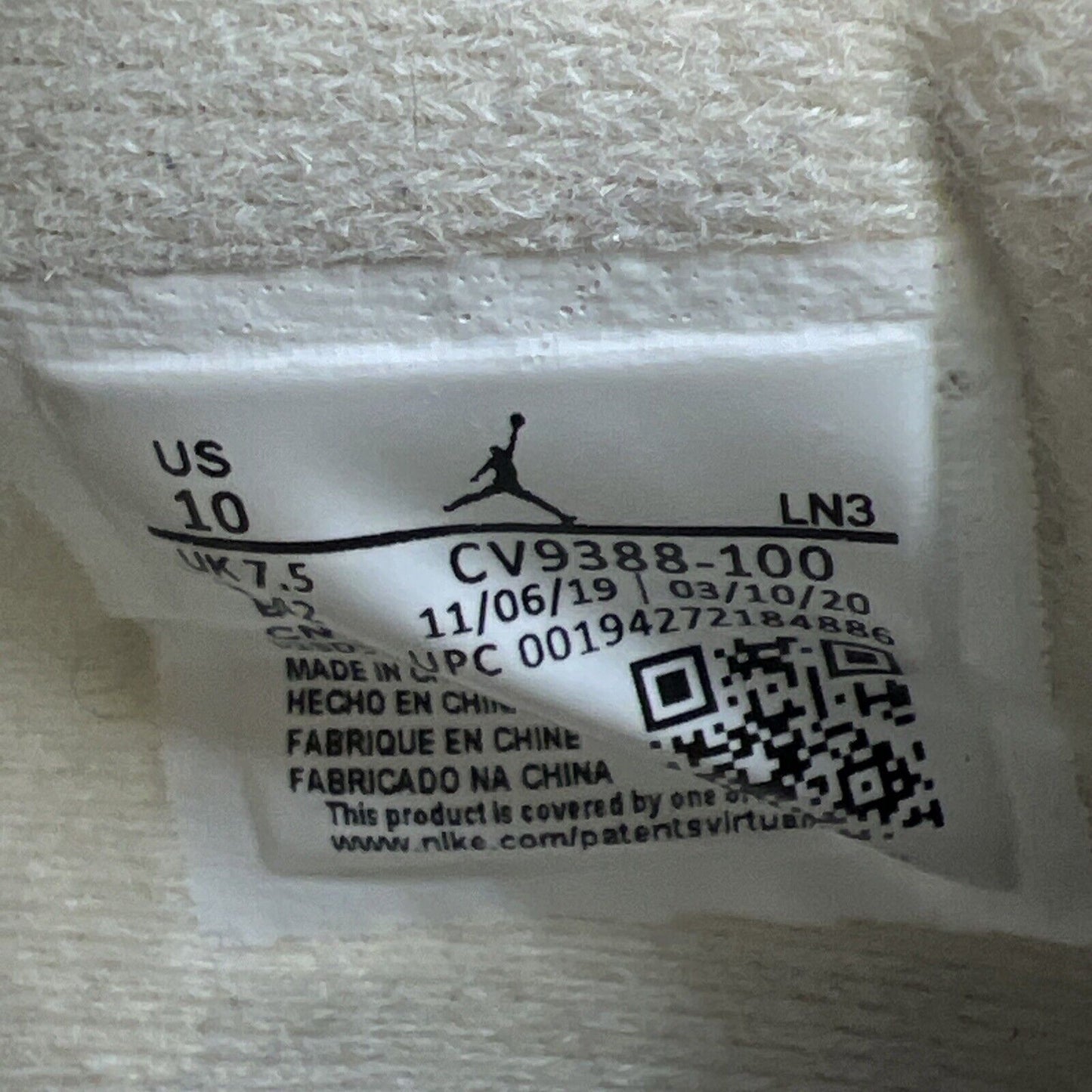 Size 10 - Air Jordan 4 SP x Off-White Mid Sail W (CV9388-100)