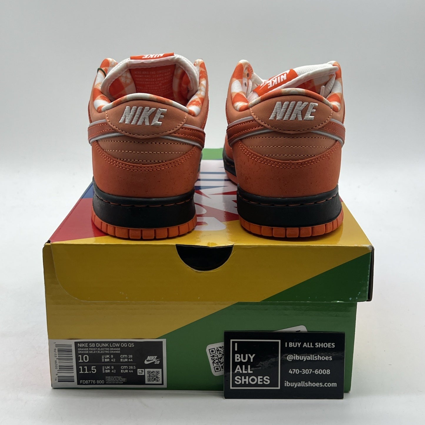 Size 10 - Nike Dunk Low SB x Concepts Orange Lobster (FD8776-800)