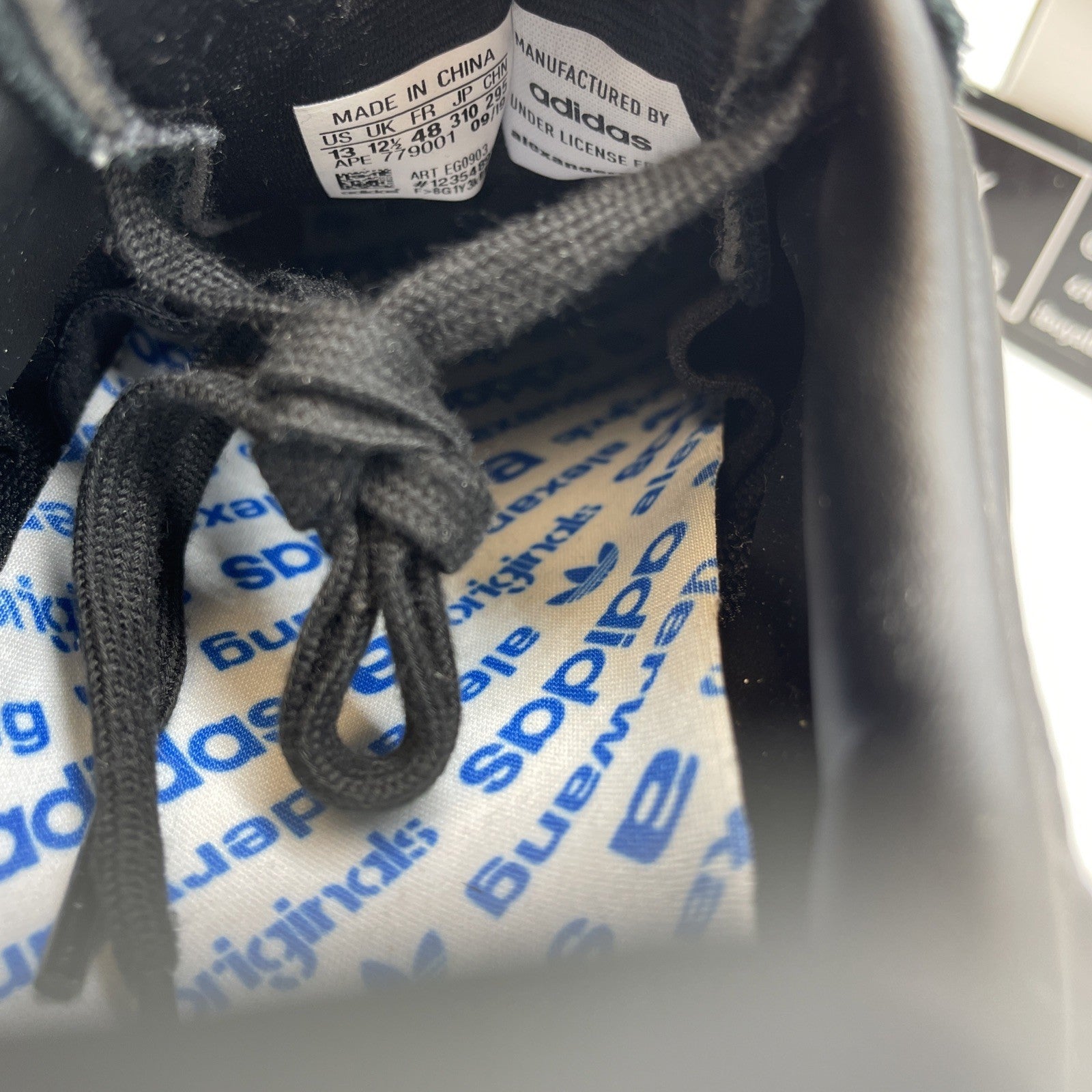 Size 13 - Adidas Alexander Wang x Bball Soccer Triple Black (EG0903)