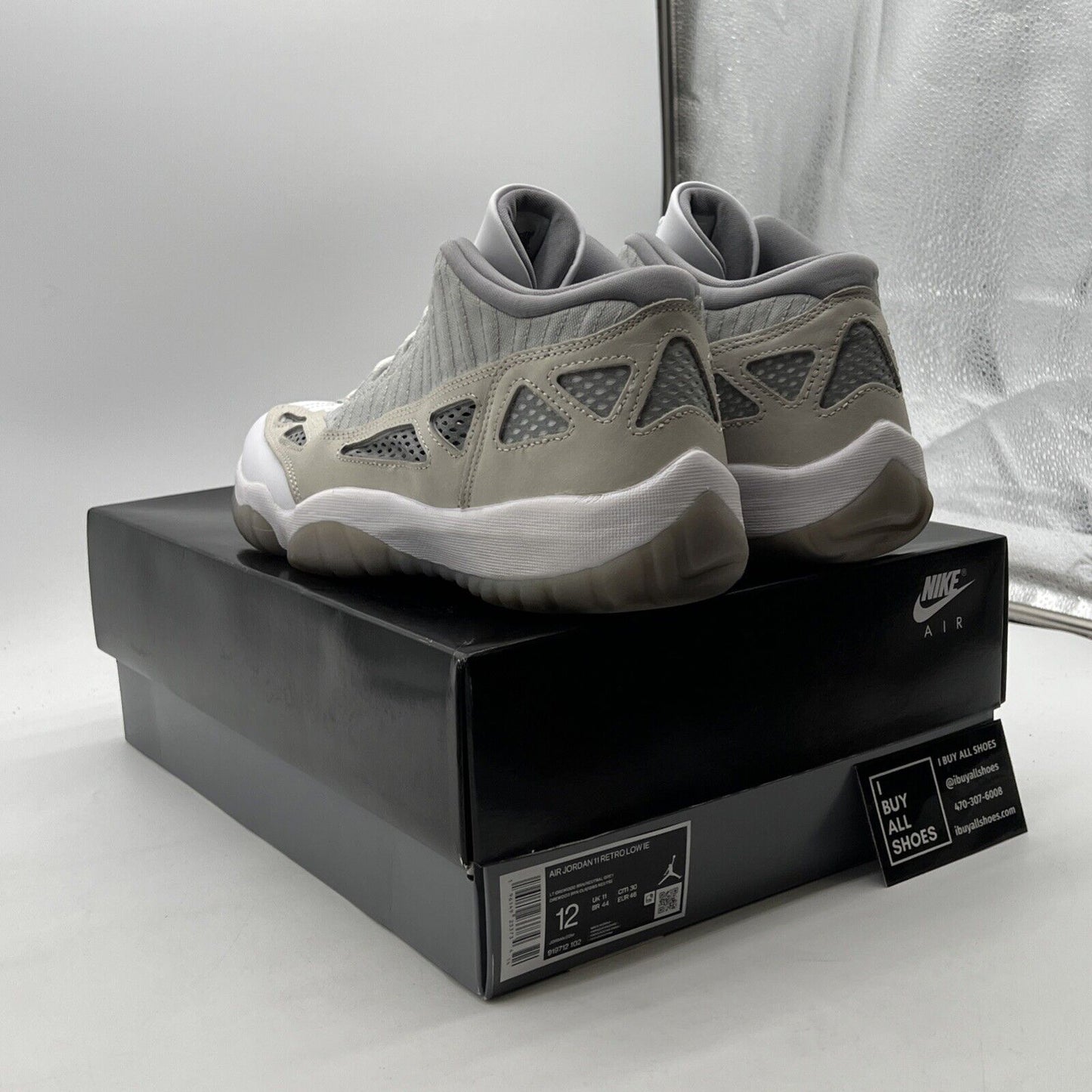 Size 12 - Air Jordan 11 Retro IE Low Light Orewood Brown (919712-102)
