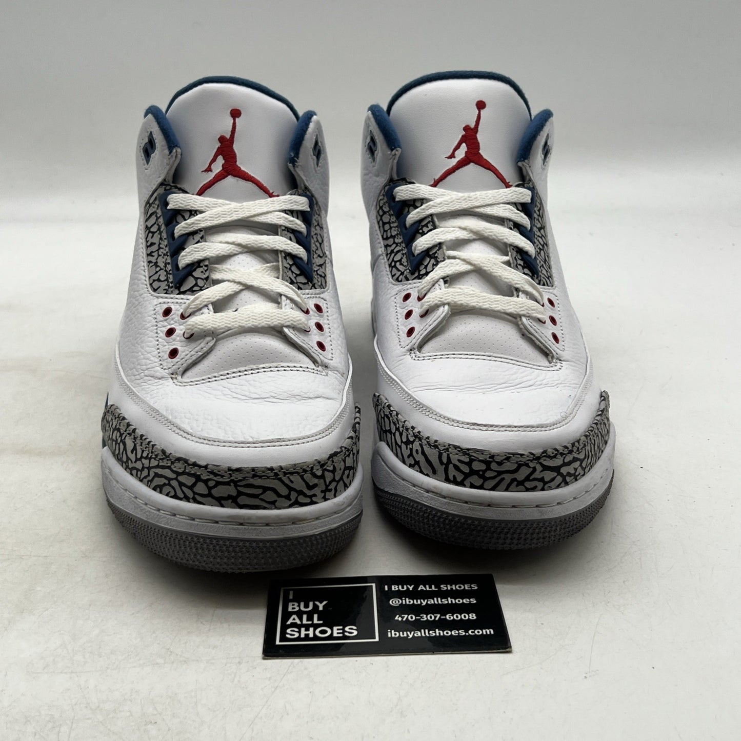 Size 12 - Air Jordan 3 Retro 2011 True Blue (136064-104)
