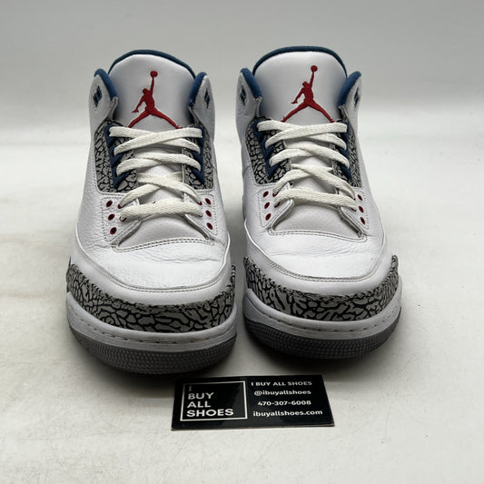 Size 12 - Air Jordan 3 Retro 2011 True Blue (136064-104)