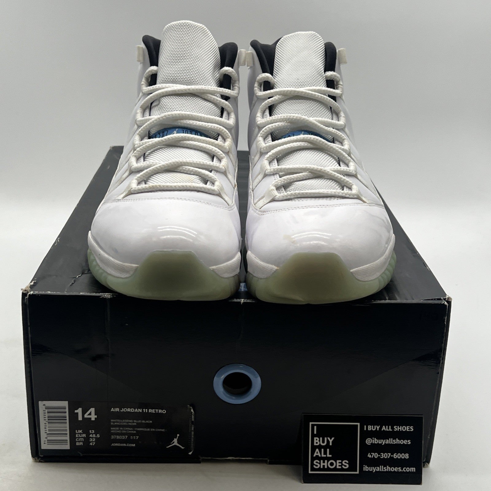 Size 14 - Air Jordan 11 Retro High Legend Blue (378037-117)