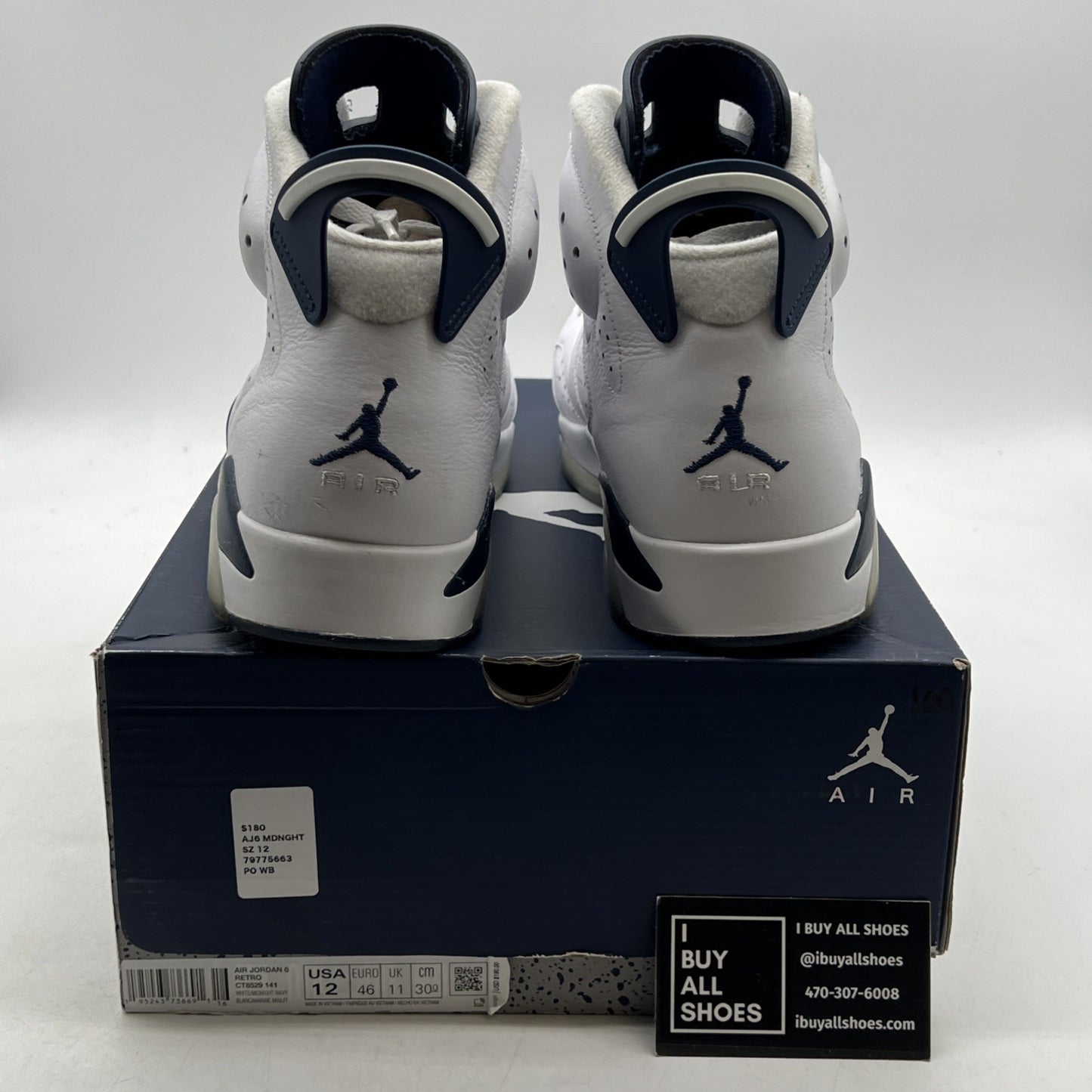 Size 12 - Air Jordan 6 Retro Midnight Navy (CT8529-141)