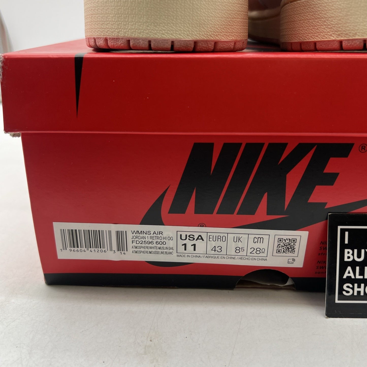 Size 11 - Air Jordan 1 Retro OG High Washed Pink W (FD2596-600)