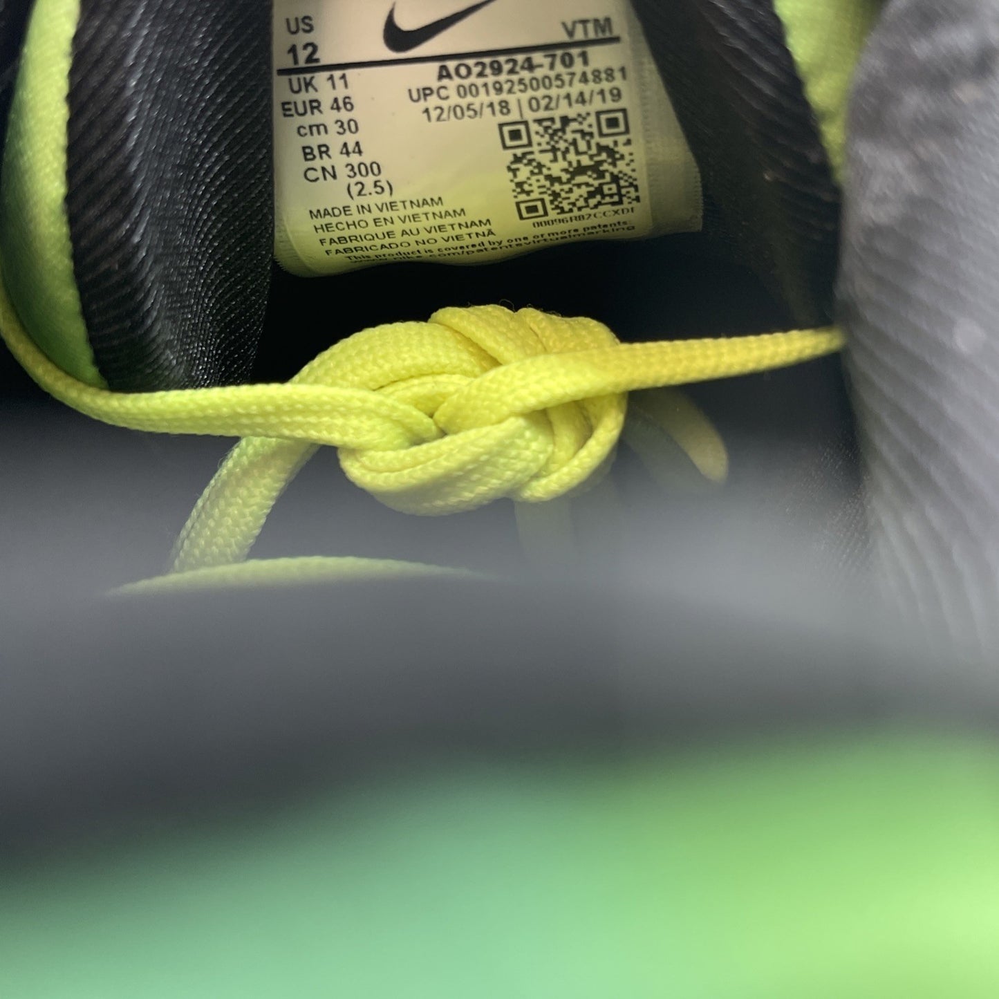 Size 12 - Nike Air Max 720 Volt Green (AO2924-701)