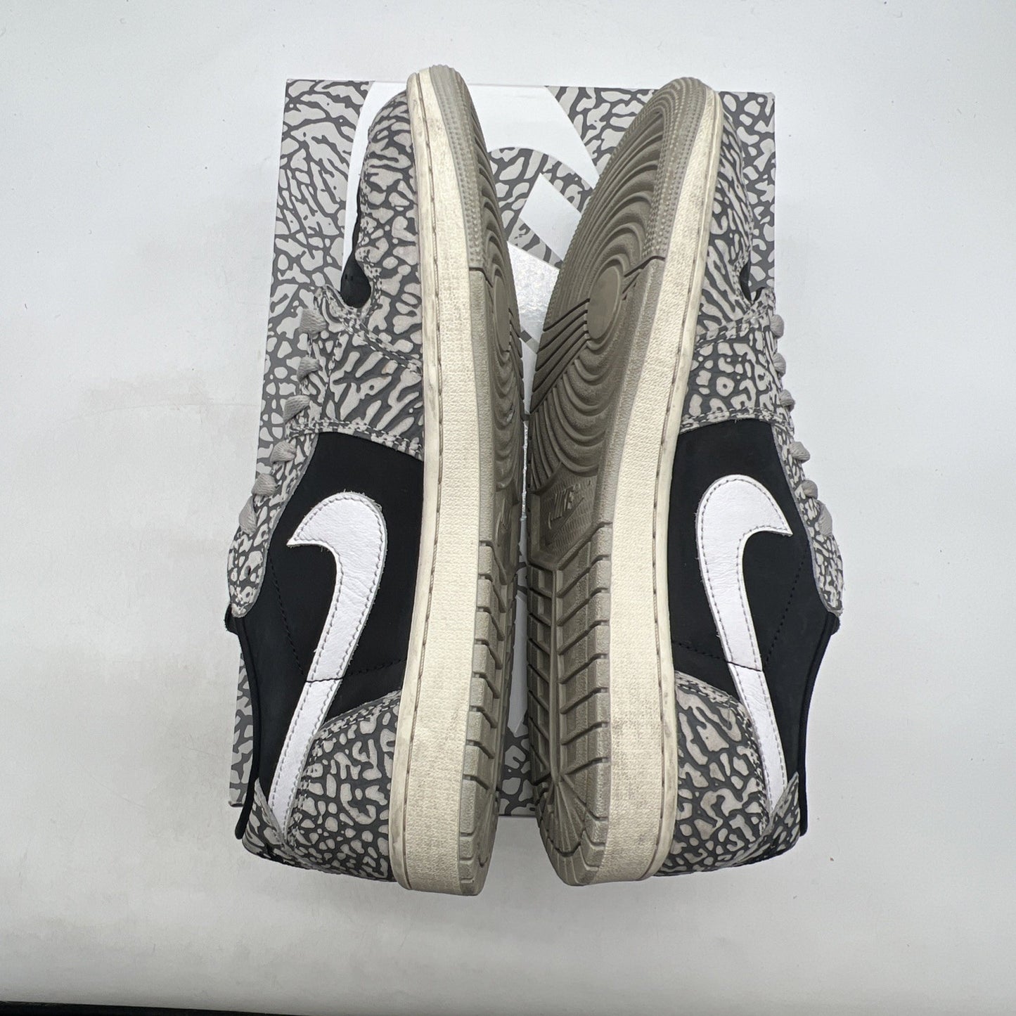 Size 12 - Air Jordan 1 Retro OG Low Black Cement (CZ0790-001)